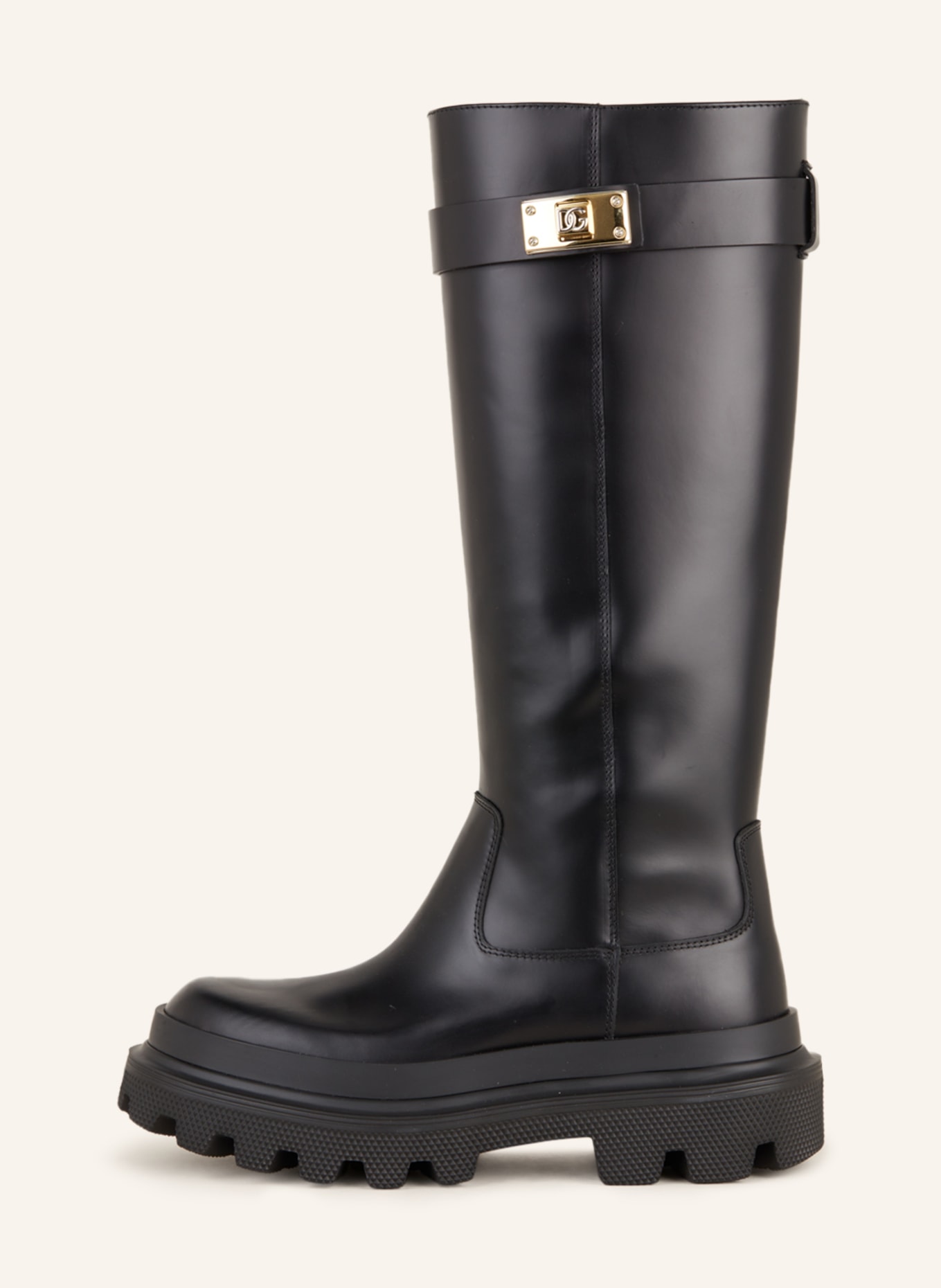 DOLCE & GABBANA Platform boots, Color: BLACK (Image 4)