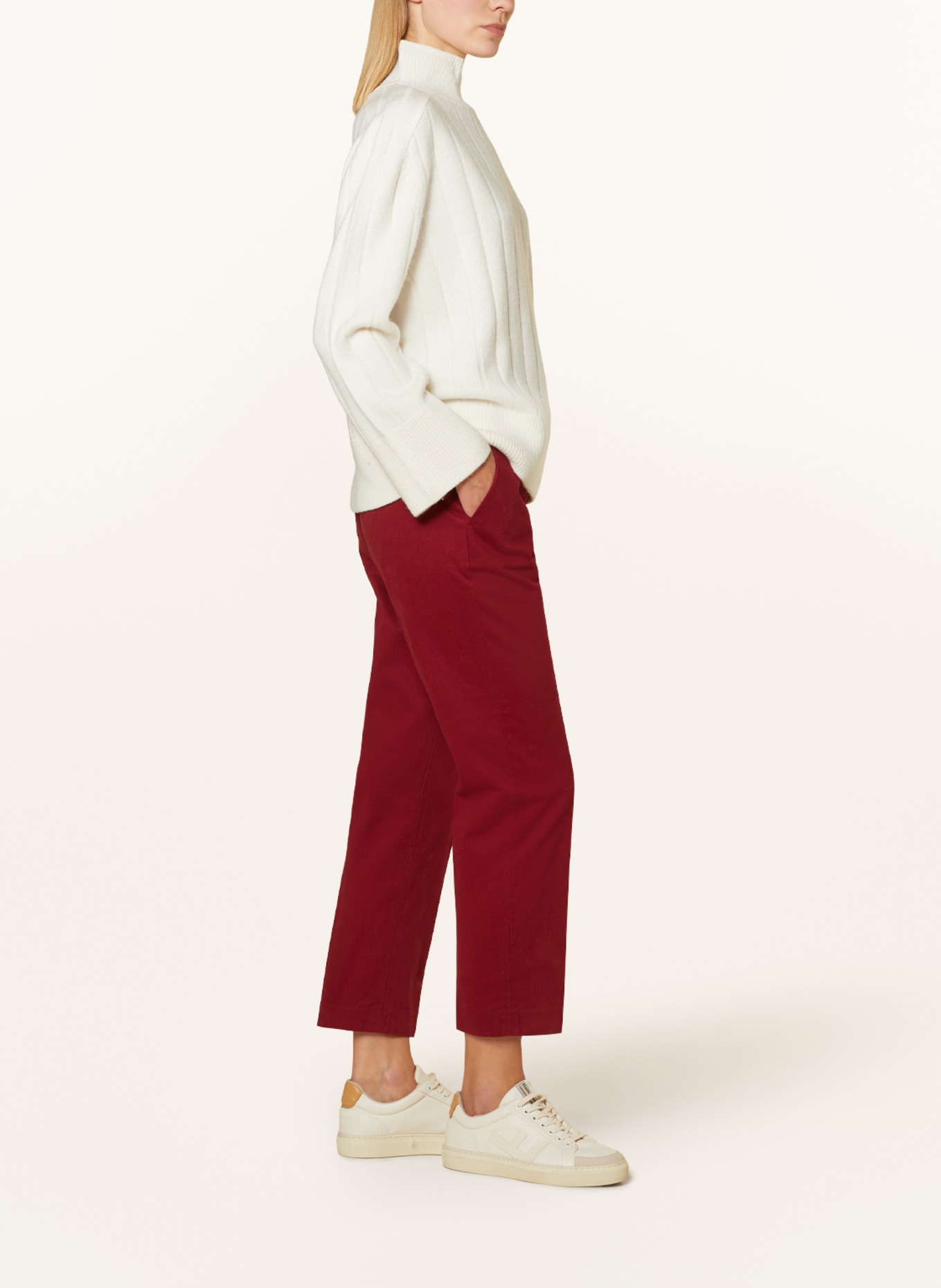 TOMMY HILFIGER Chinos, Color: DARK RED (Image 4)