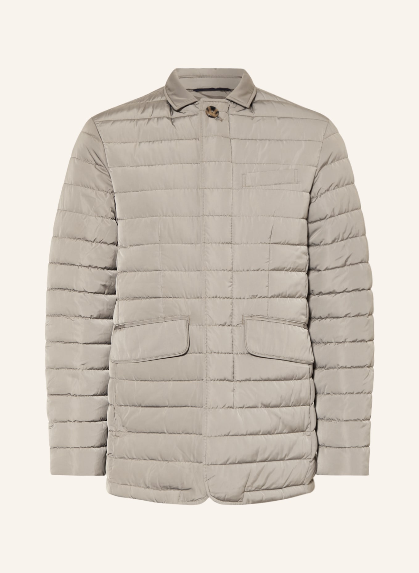 STROKESMAN'S Quilted jacket, Color: TAUPE (Image 1)