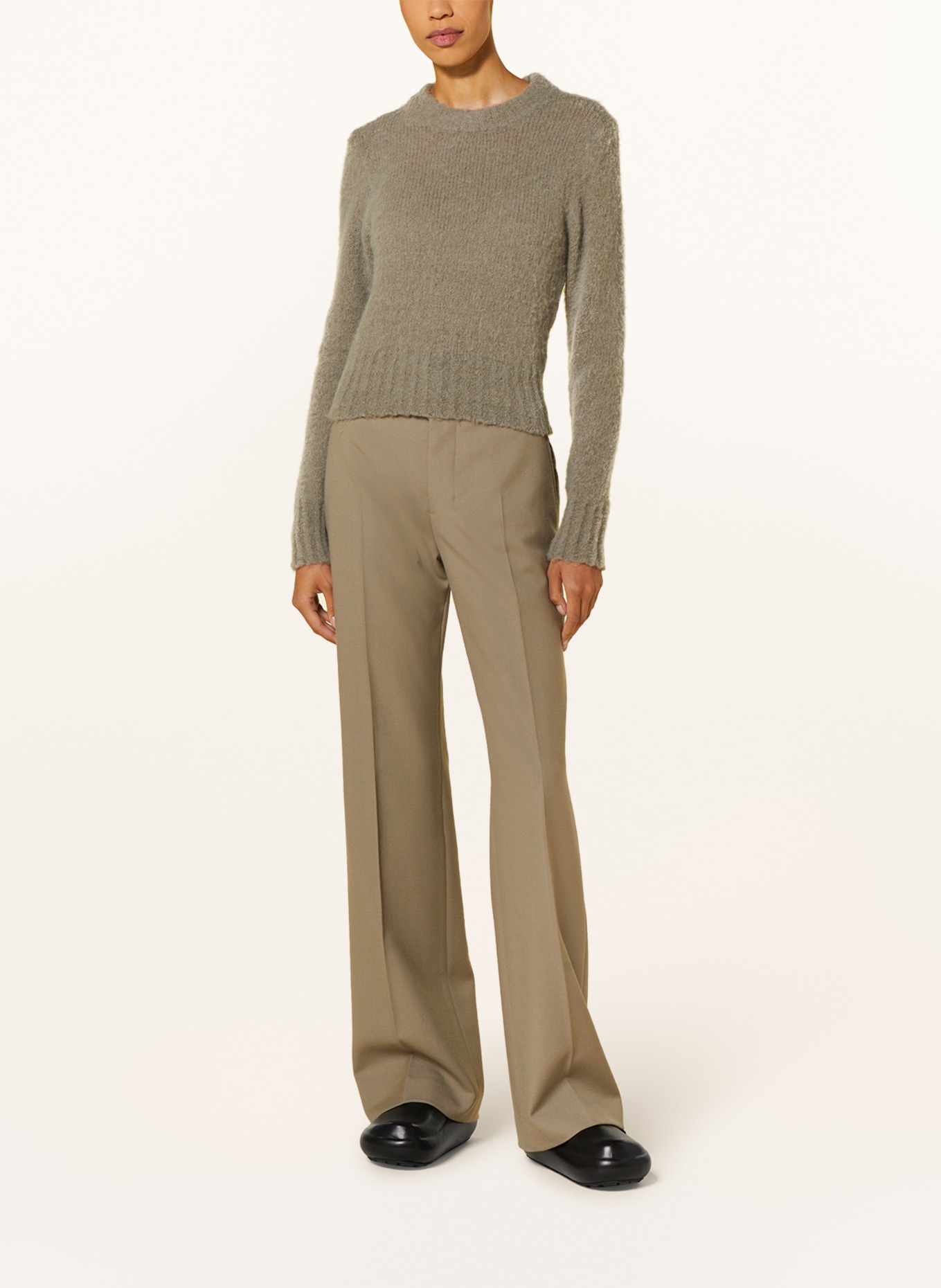 AMI PARIS Sweater with alpaca, Color: GRAY (Image 2)