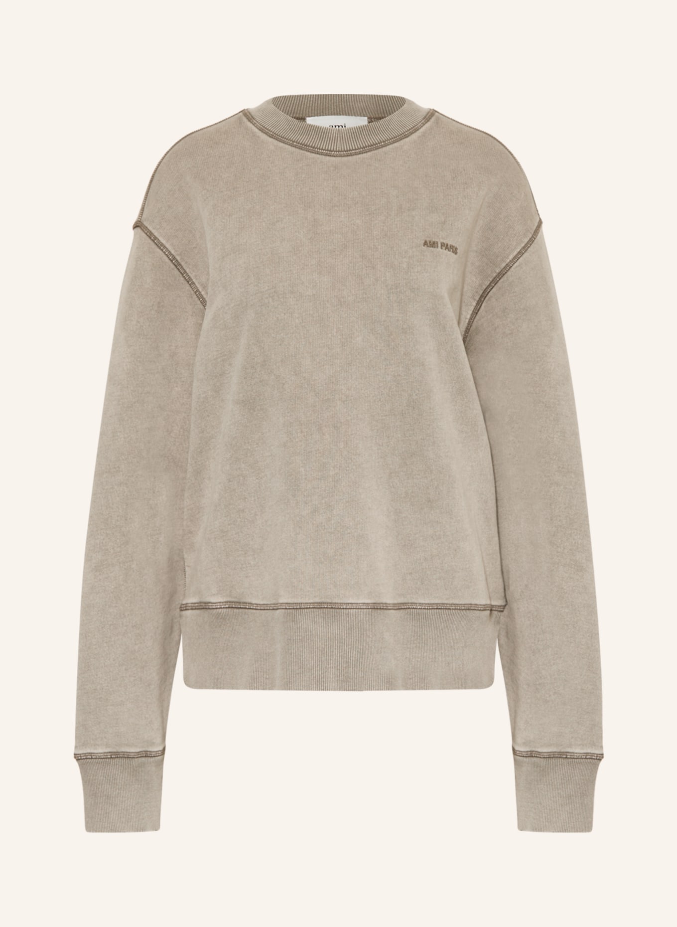AMI PARIS Sweatshirt, Color: BEIGE (Image 1)