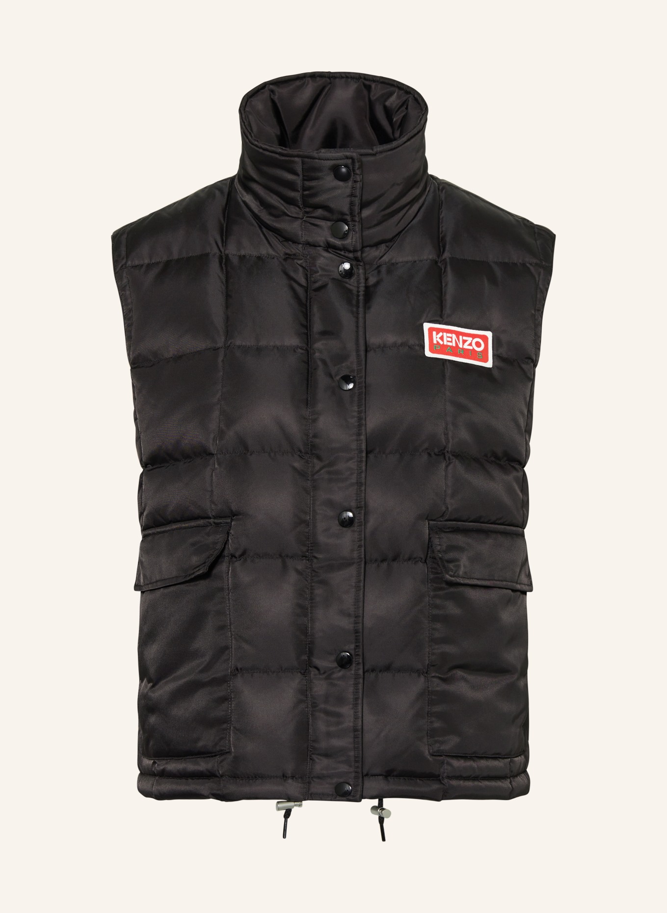 KENZO Down vest, Color: BLACK (Image 1)