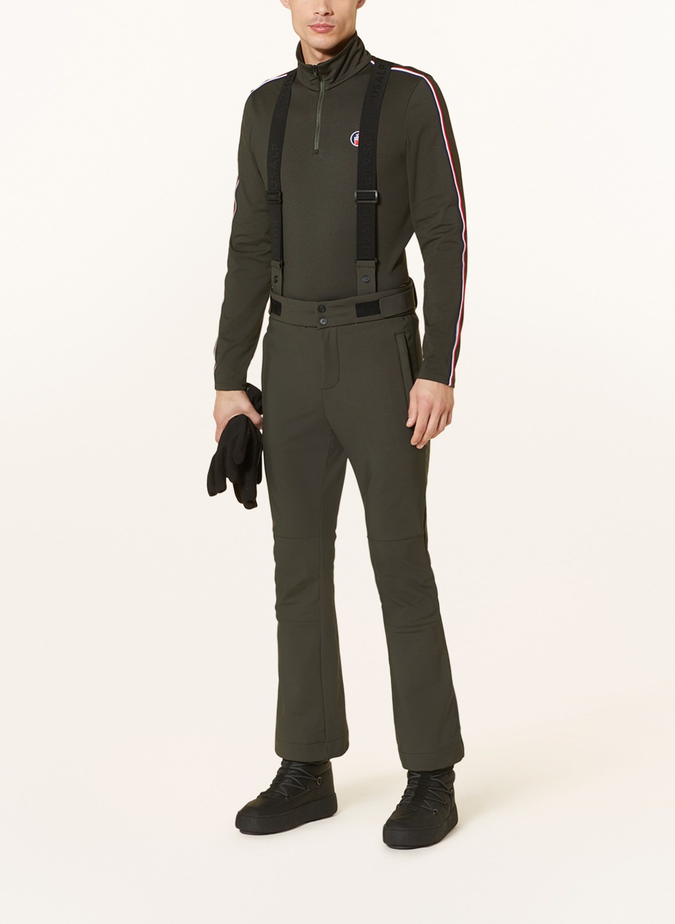 fusalp Softshell-Skihose FRANZ: KHAKI