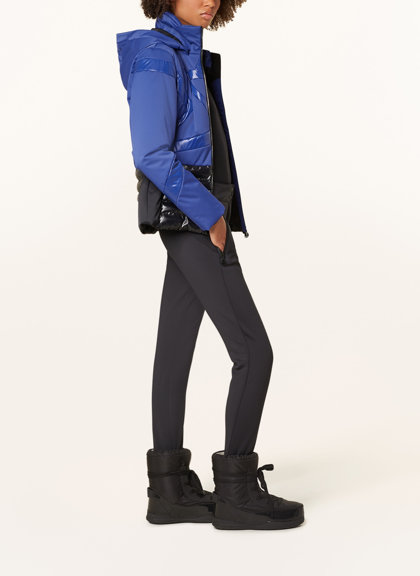 SPORTALM Steg-Skihose: SCHWARZ