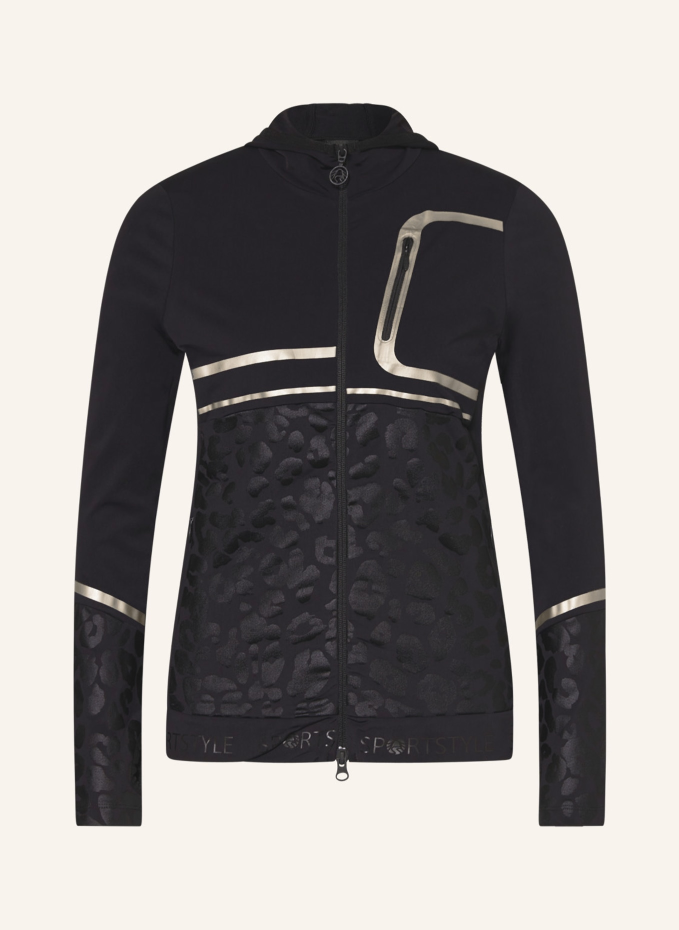 SPORTALM Mid-layer jacket, Color: BLACK (Image 1)