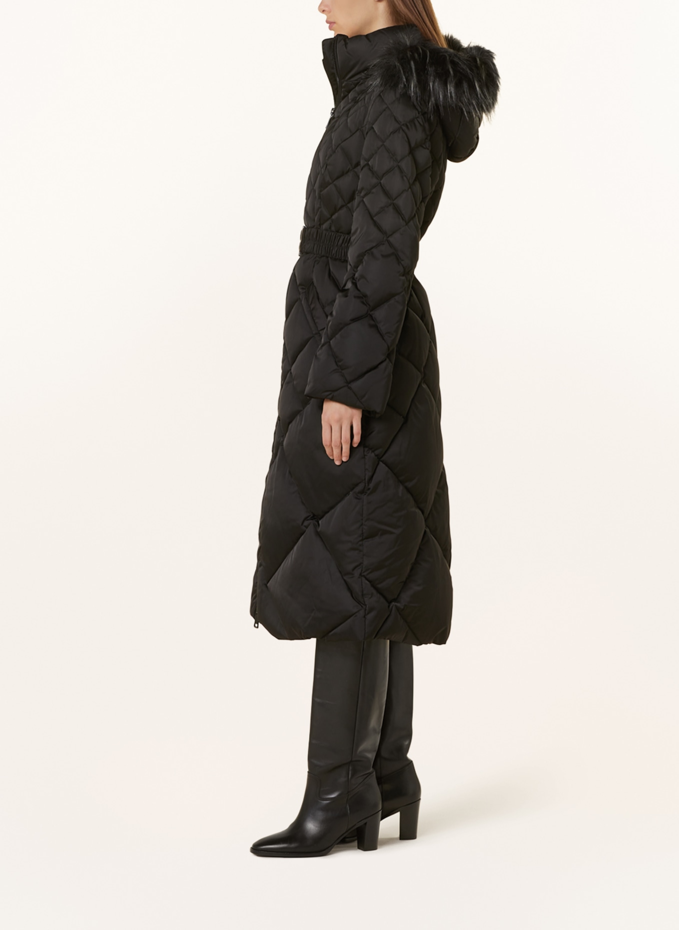 GUESS Down coat OLGA, Color: BLACK (Image 4)