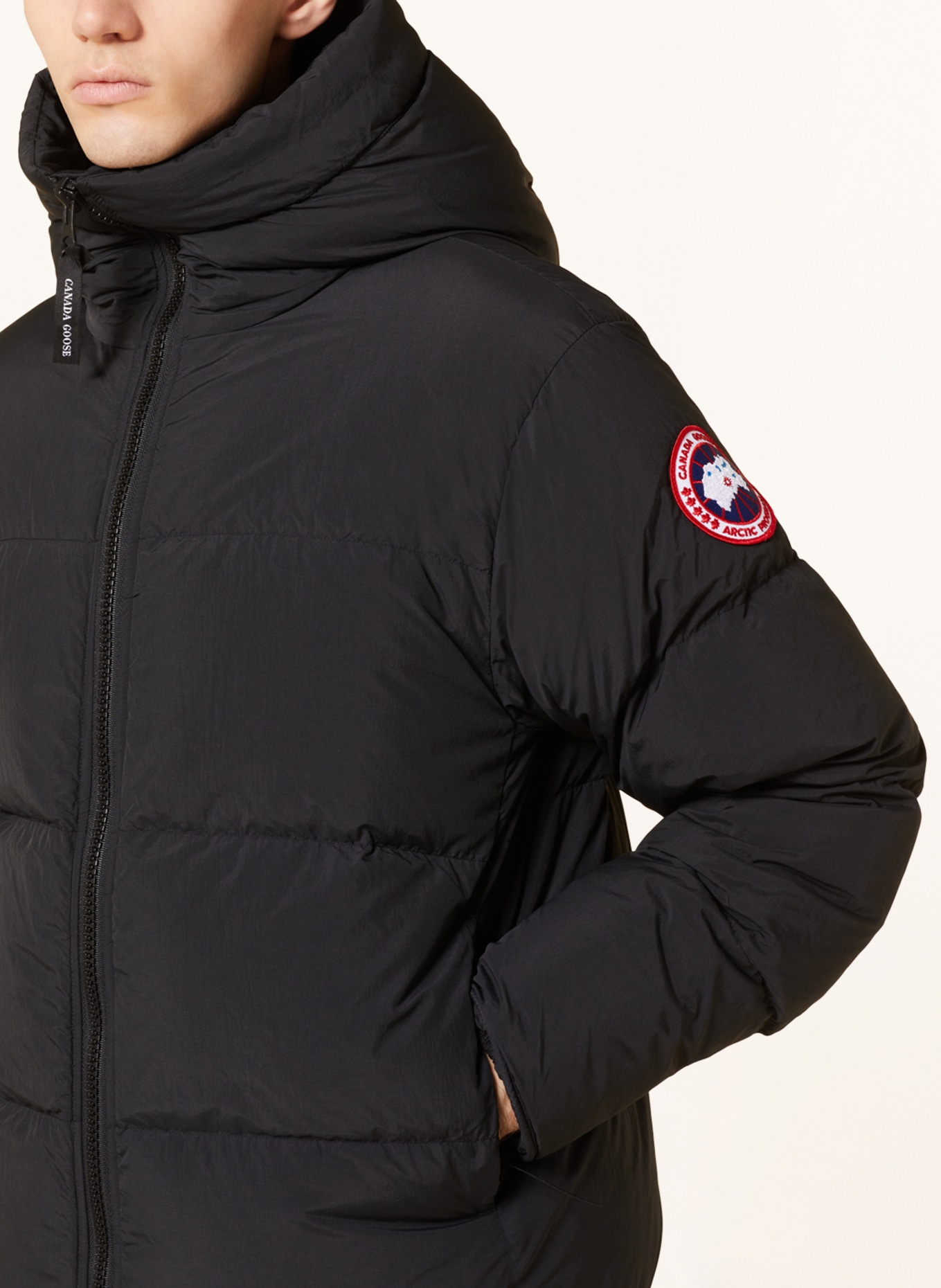 CANADA GOOSE Down jacket LAWRENCE, Color: BLACK (Image 6)