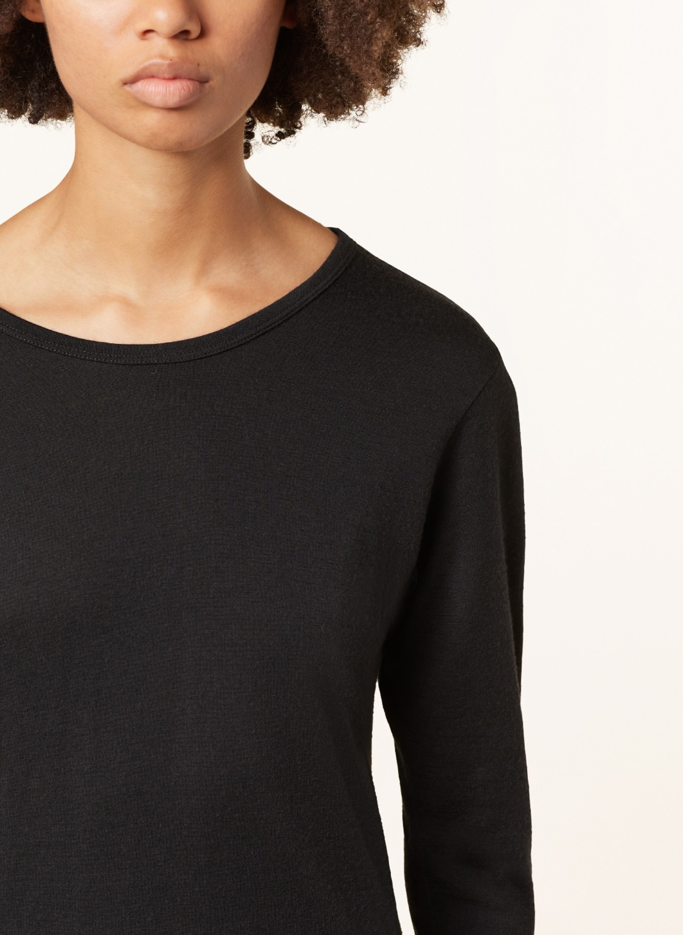DEVOLD Functional underwear shirt JAKTA in merino wool, Color: BLACK (Image 4)