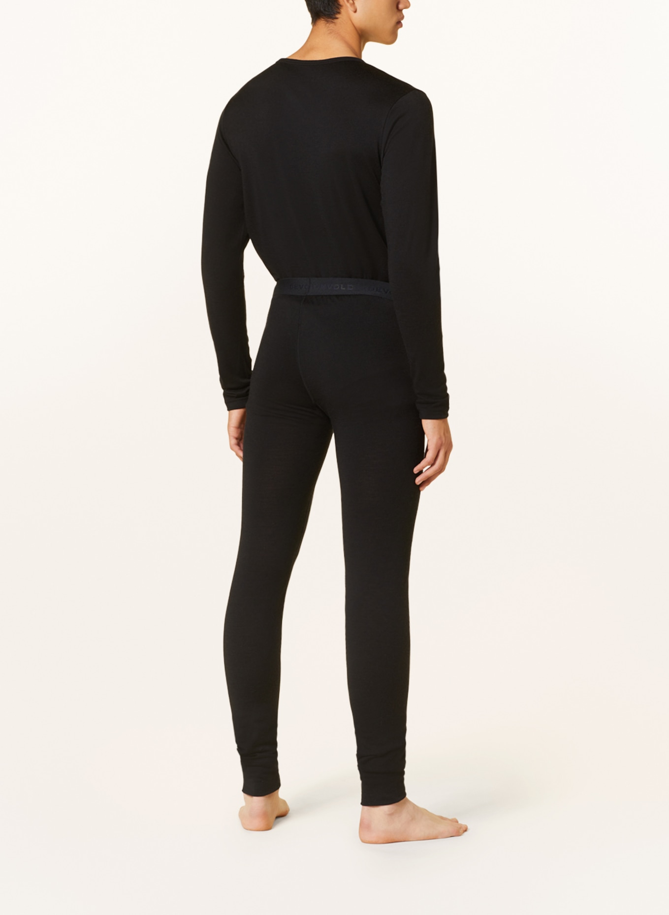 DEVOLD Functional baselayer trousers JAKTA made of merino wool, Color: BLACK (Image 3)