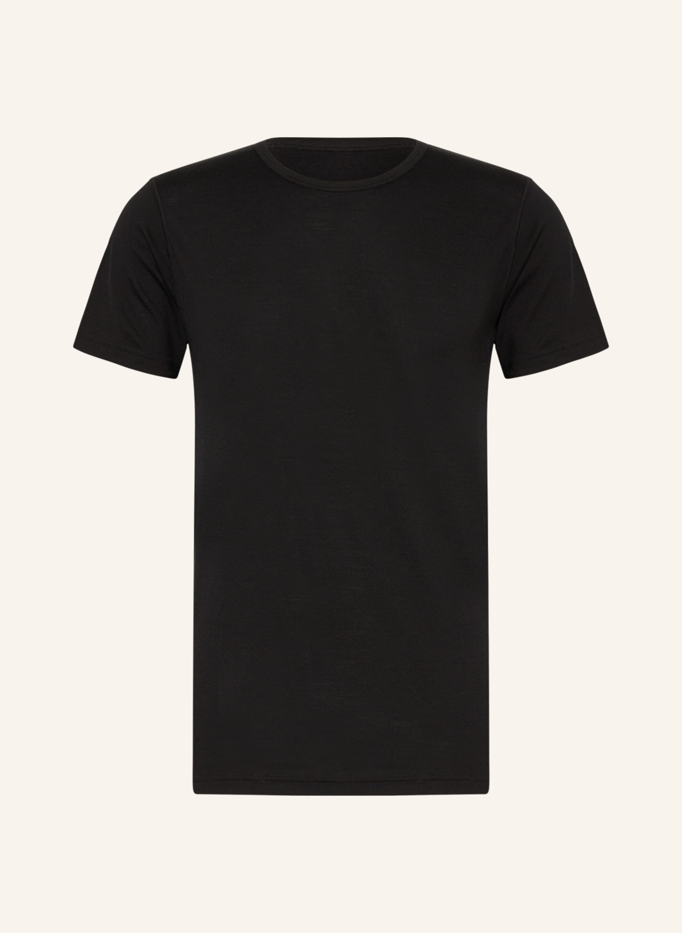DEVOLD Functional underwear shirt BREEZE made of merino wool, Color: BLACK (Image 1)
