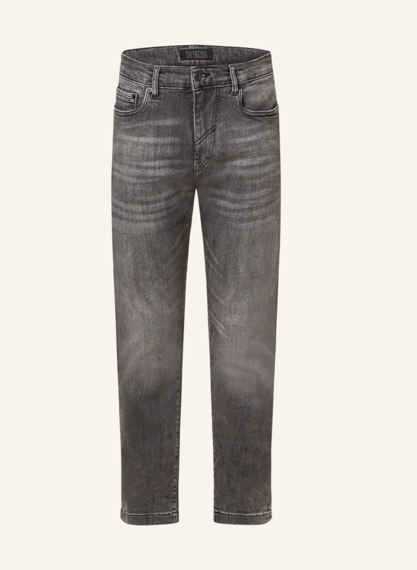 DRYKORN Jeans WEST Extra Slim Fit mit verkürzter Beinlänge, Farbe: 6400 GRAU (Bild 1)