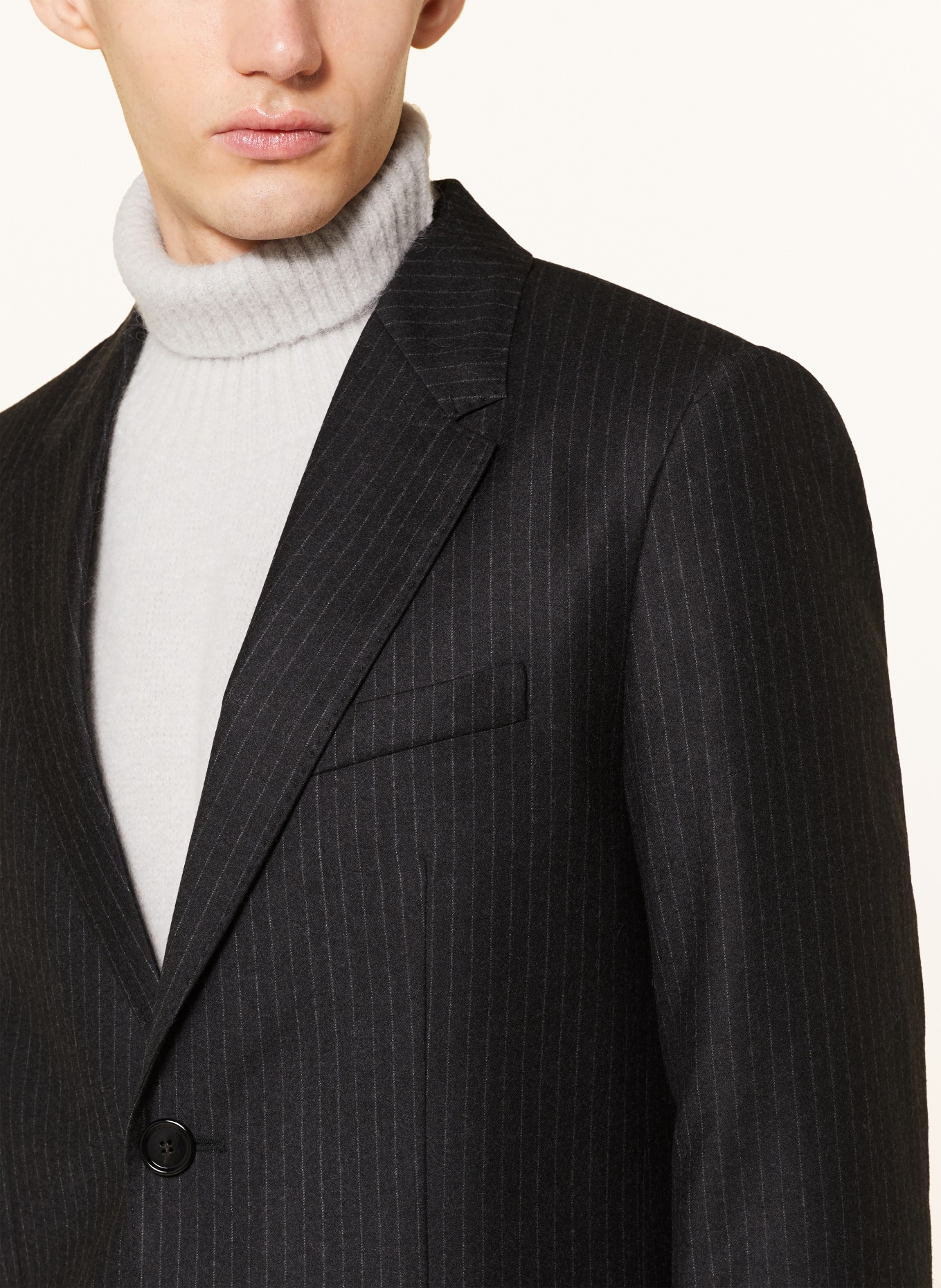 AMI PARIS Suit jacket regular fit, Color: DARK GRAY/ GRAY (Image 6)