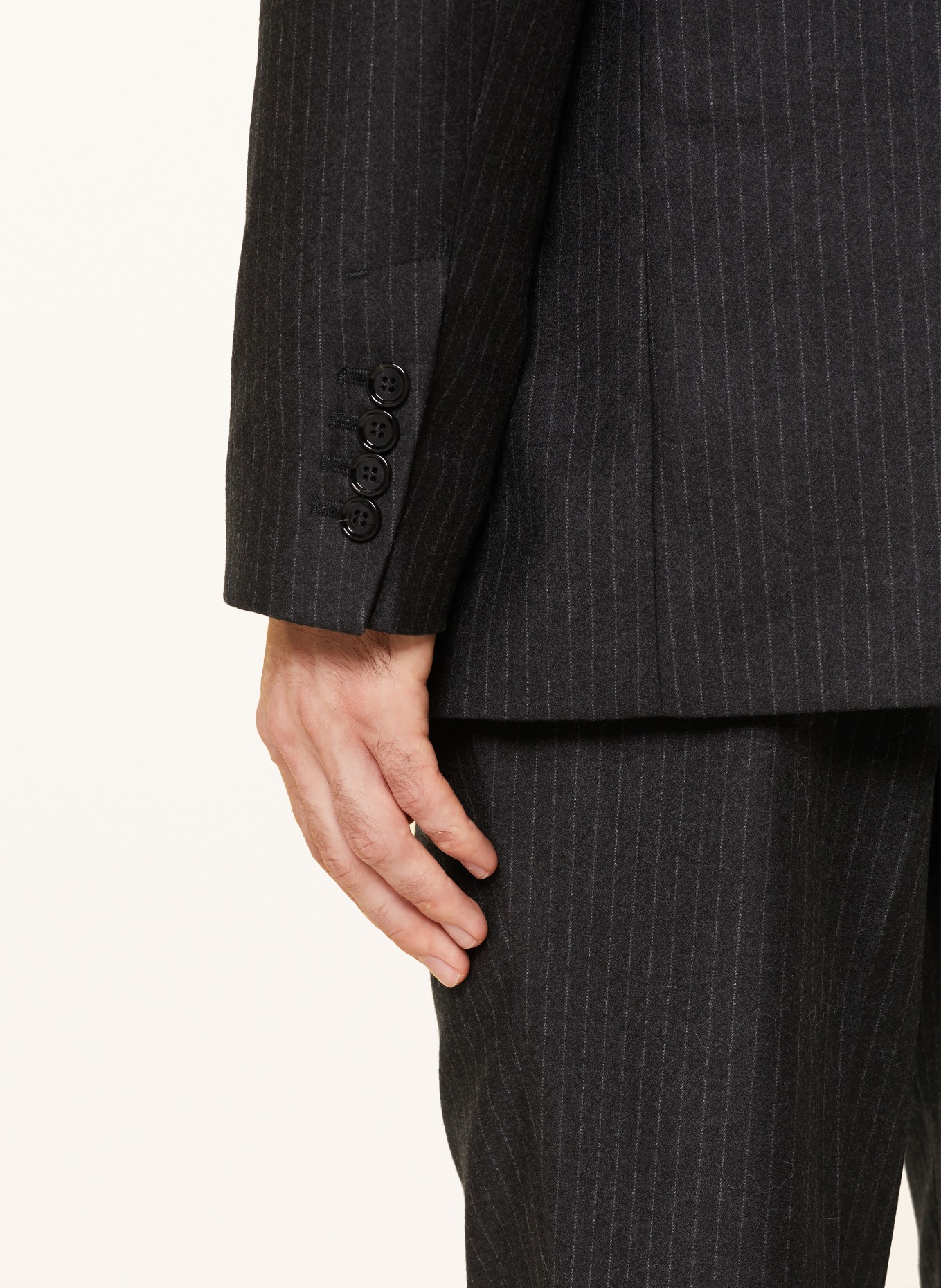 AMI PARIS Suit jacket regular fit, Color: DARK GRAY/ GRAY (Image 7)