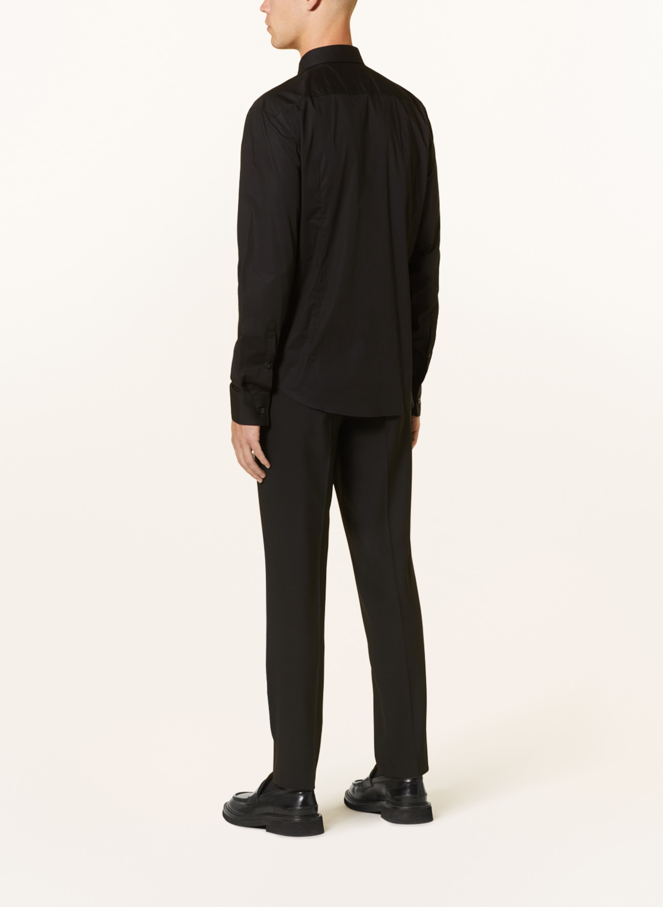 HUGO Shirt ERMO casual slim fit, Color: BLACK (Image 3)