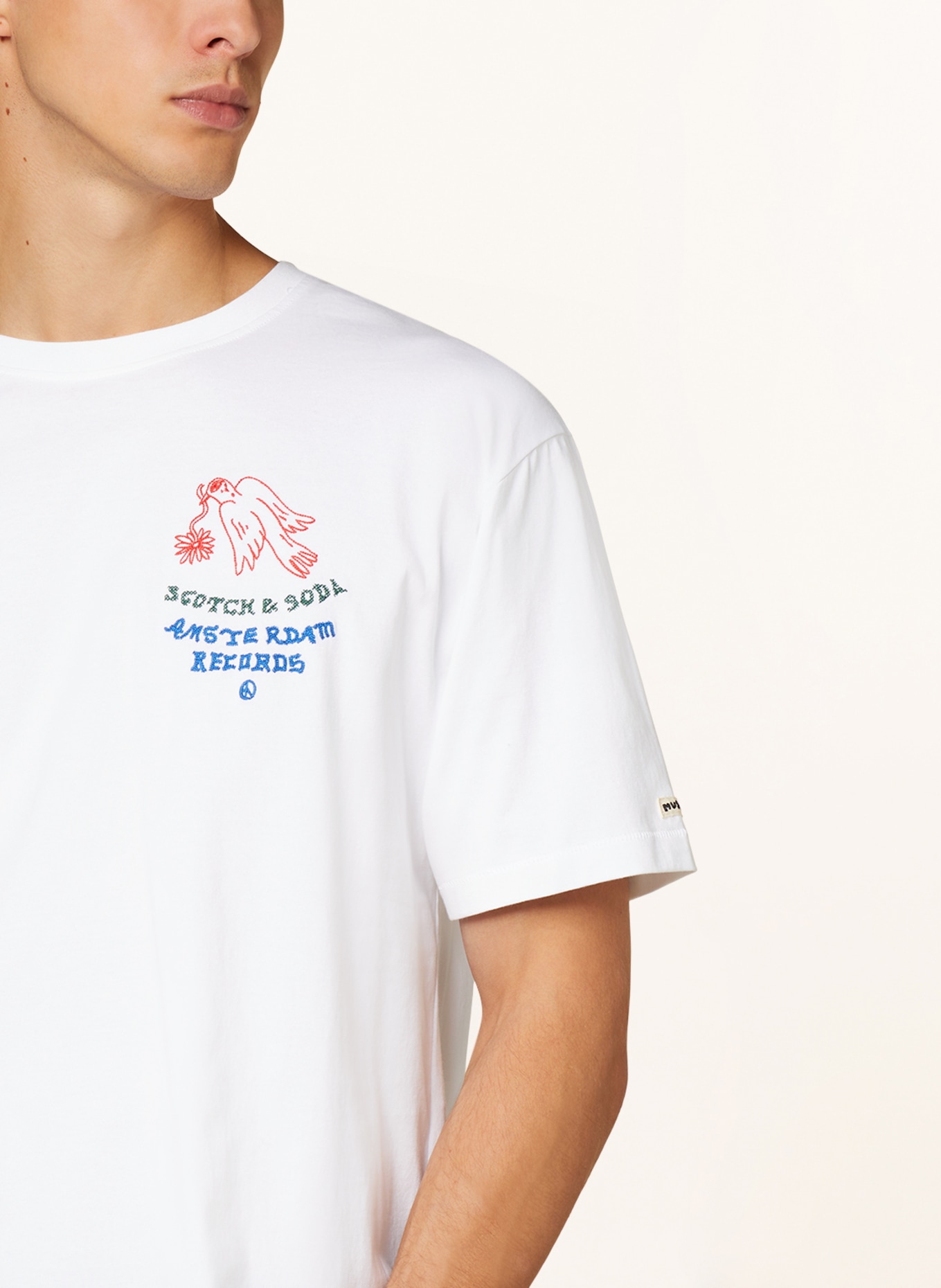 SCOTCH & SODA T-Shirt, Farbe: WEISS/ BLAU/ ROT (Bild 4)