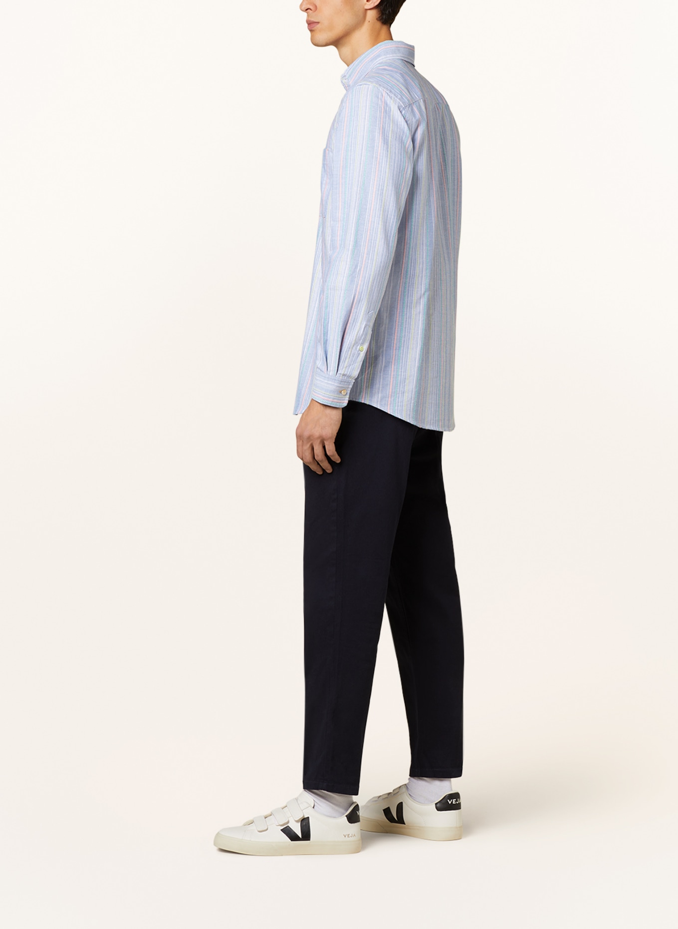 SCOTCH & SODA Chinos regular tapered fit, Color: DARK BLUE (Image 4)