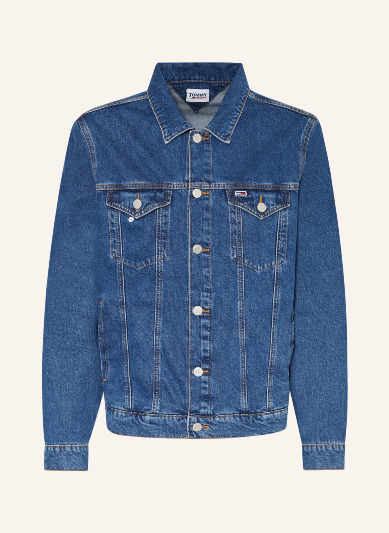 TOMMY JEANS Jeans-Overjacket REGULAR TRUCKER, Farbe: BLAU (Bild 1)