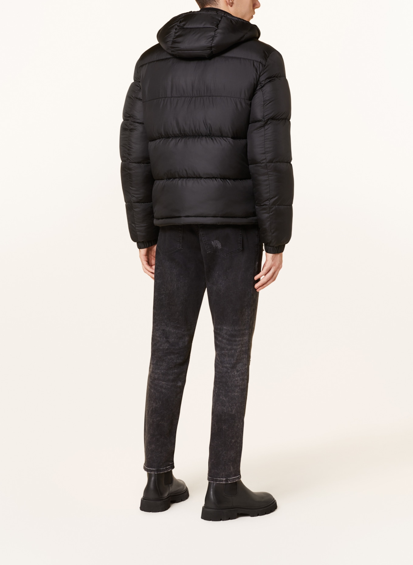 HUGO Quilted jacket BALIN, Color: BLACK (Image 3)