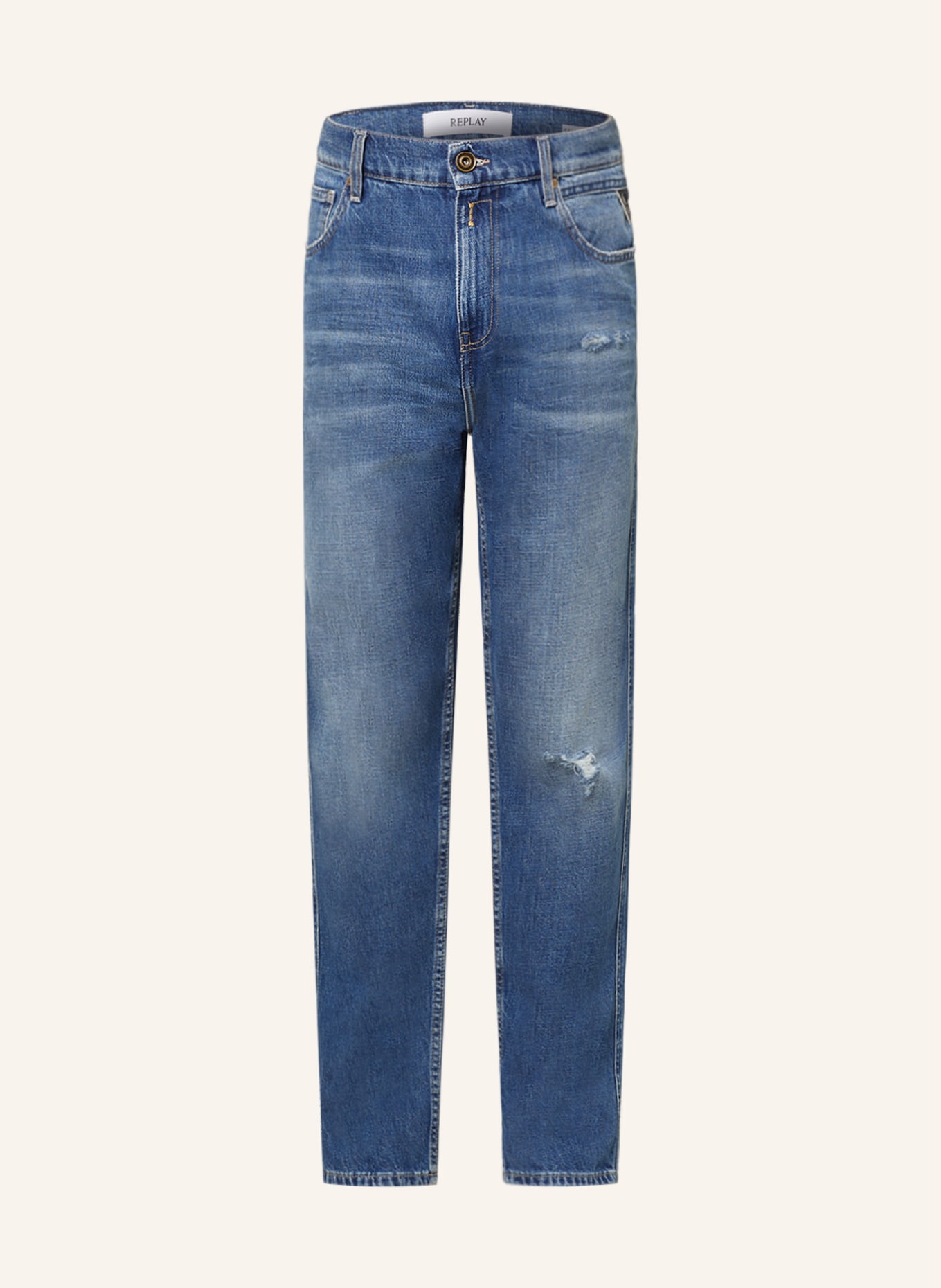 REPLAY Jeans SANDOT Tapered Fit, Farbe: 009 MEDIUM BLUE (Bild 1)