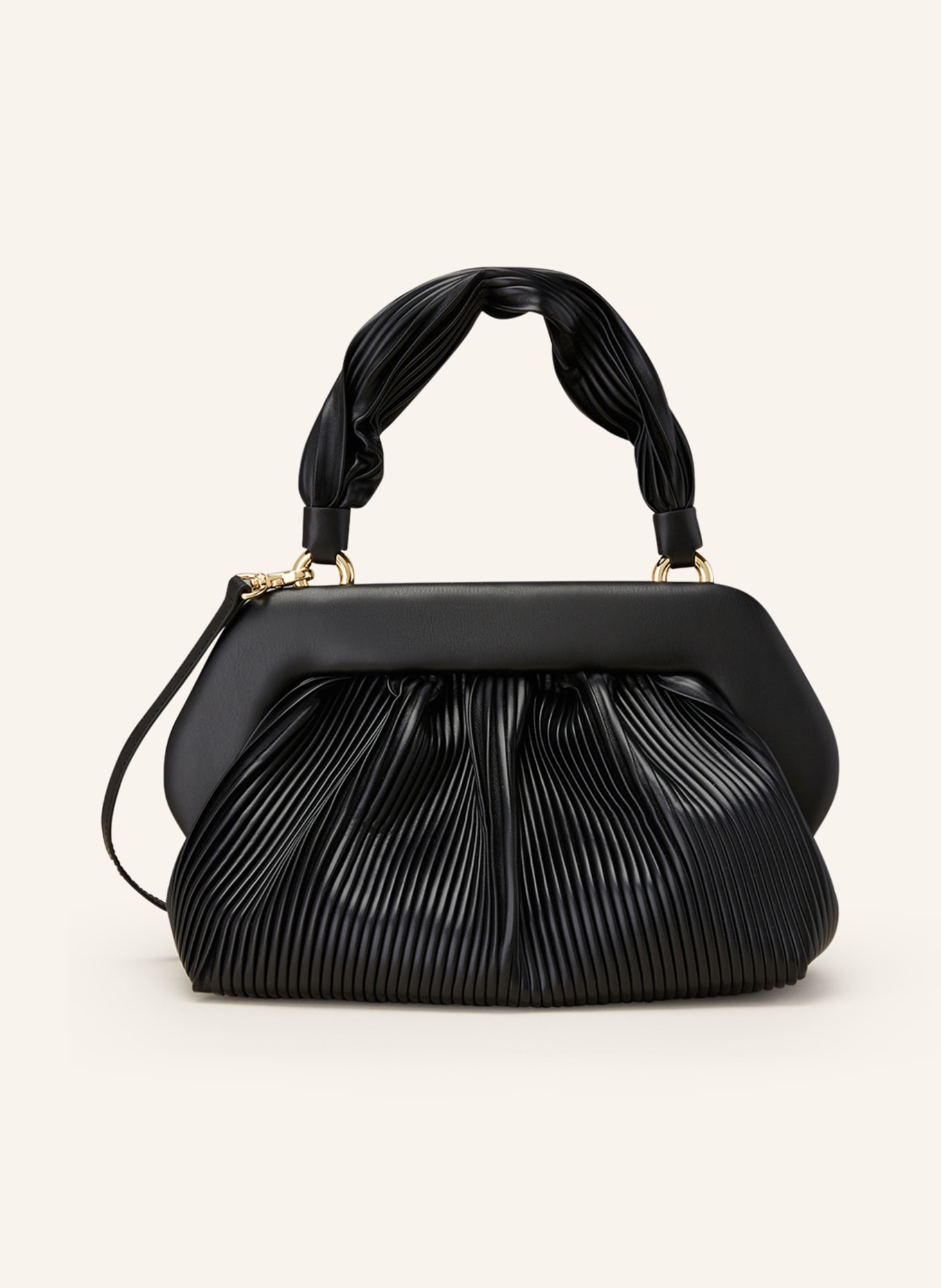 THEMOIRè Handbag BIOS PLISSA LARGE, Color: BLACK (Image 1)