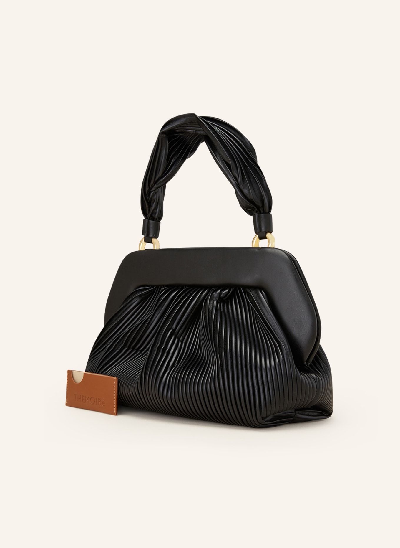 THEMOIRè Handbag BIOS PLISSA LARGE, Color: BLACK (Image 2)