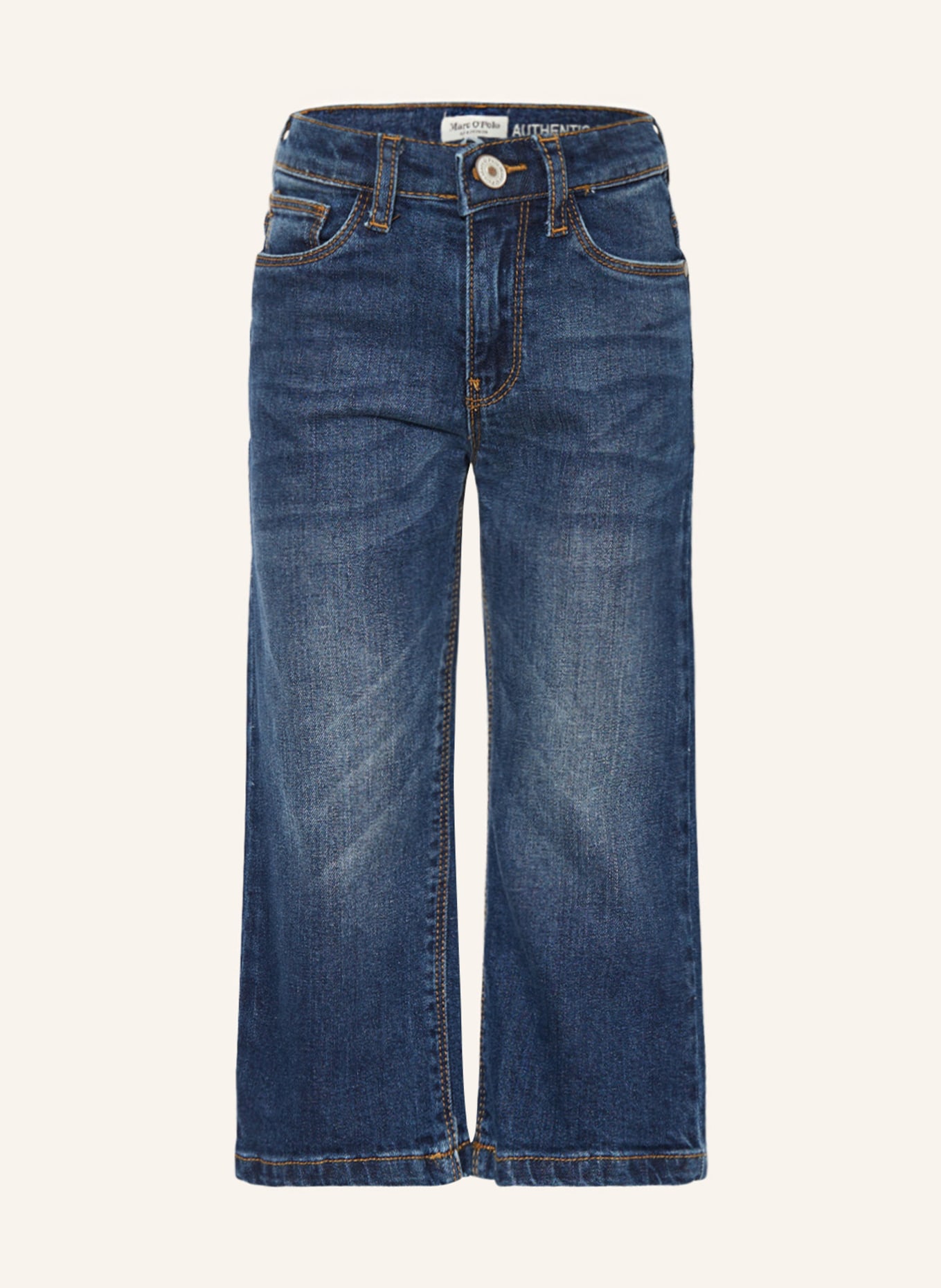 Marc O'Polo Jeans-Culotte, Farbe: 607 MID BLUE DENIM (Bild 1)