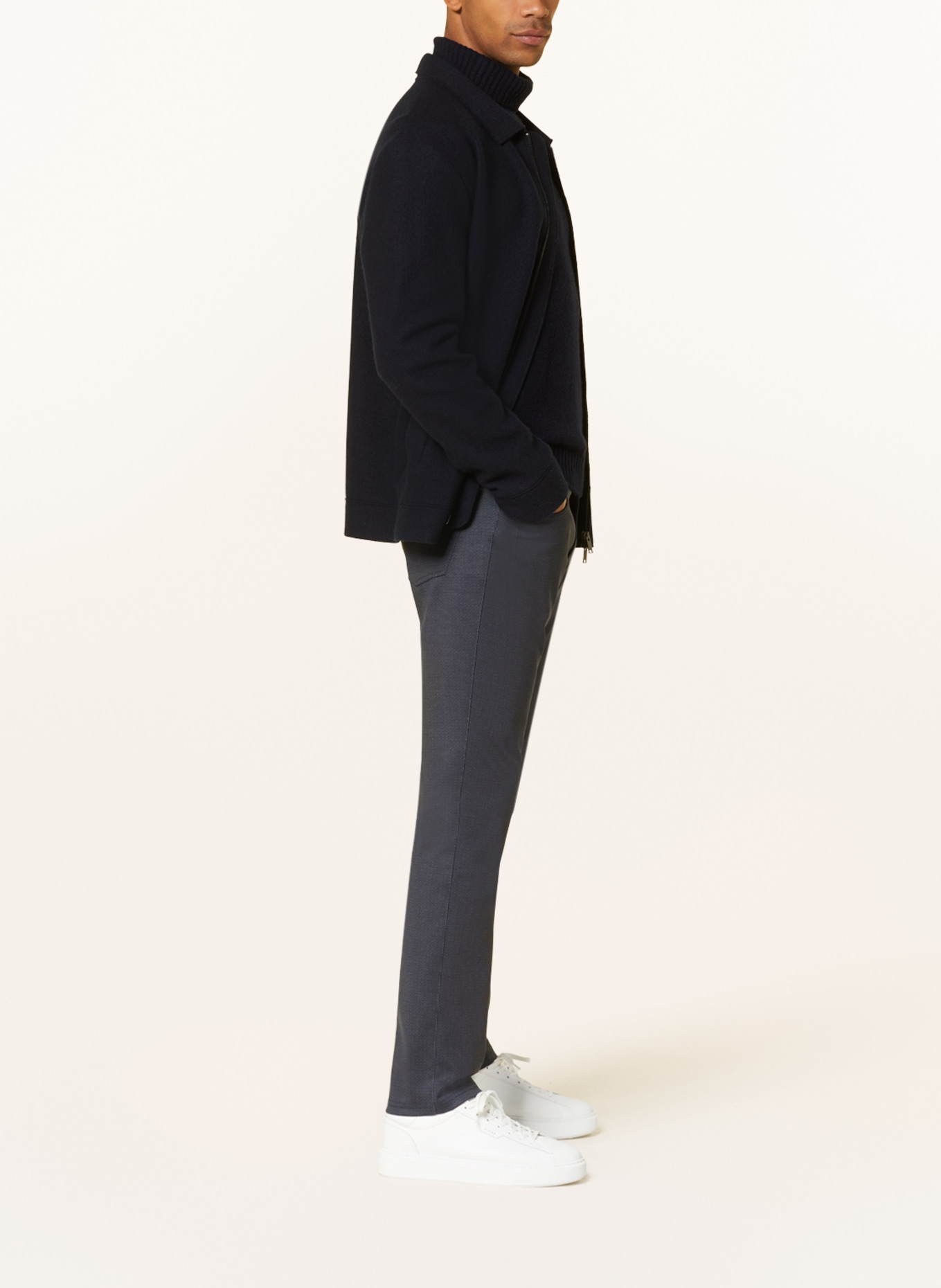 BRAX Spodnie CHUCK modern fit, Kolor: CZIEMNOSZARY/ GRANATOWY (Obrazek 4)