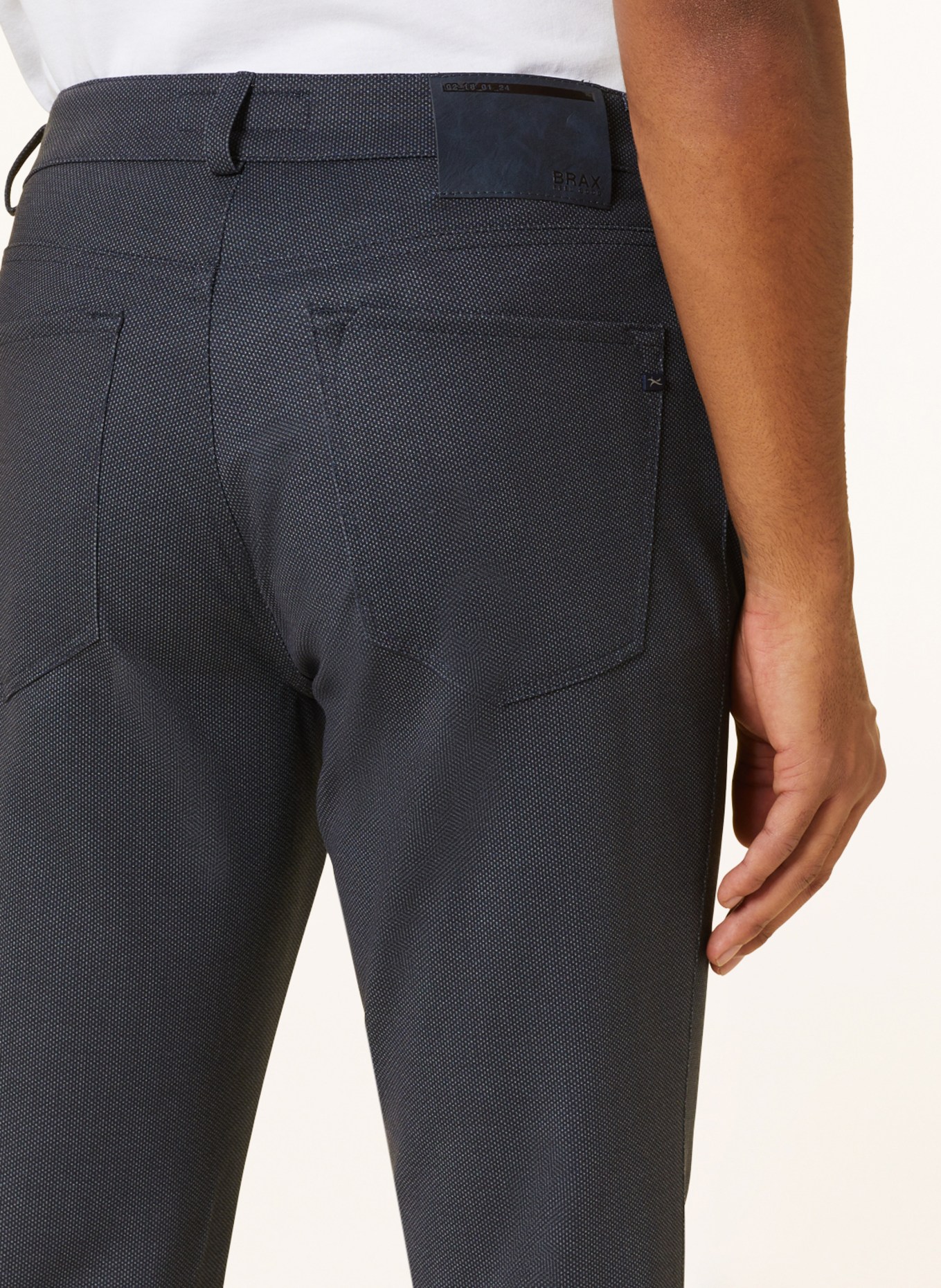 BRAX Spodnie CHUCK modern fit, Kolor: CZIEMNOSZARY/ GRANATOWY (Obrazek 6)
