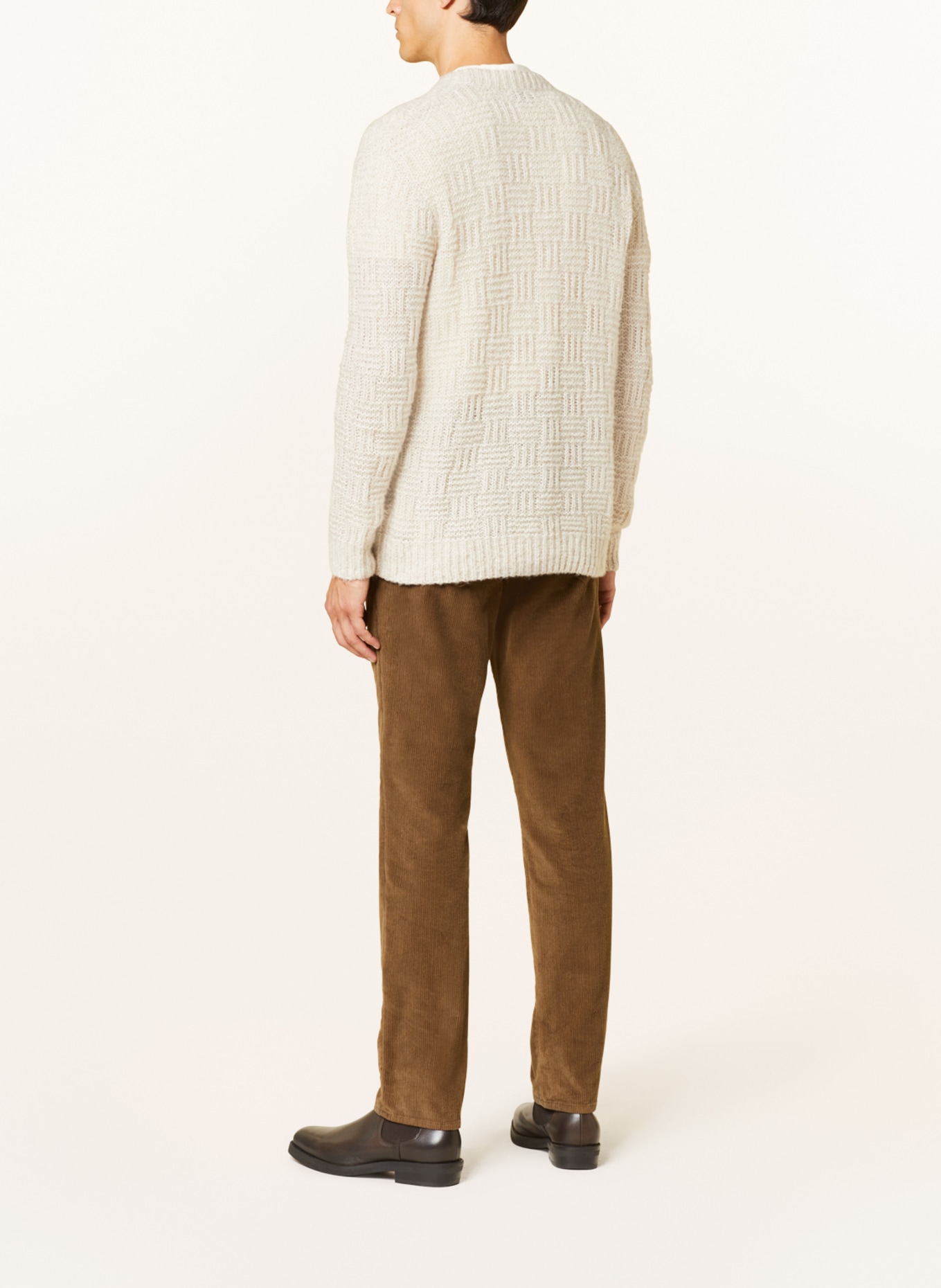 BRAX Corduroy trousers CADIZ straight fit, Color: 55 COLD BREW (Image 3)