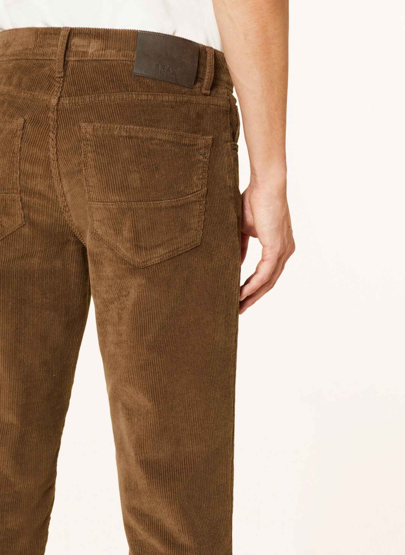 BRAX Corduroy trousers CADIZ straight fit, Color: 55 COLD BREW (Image 6)