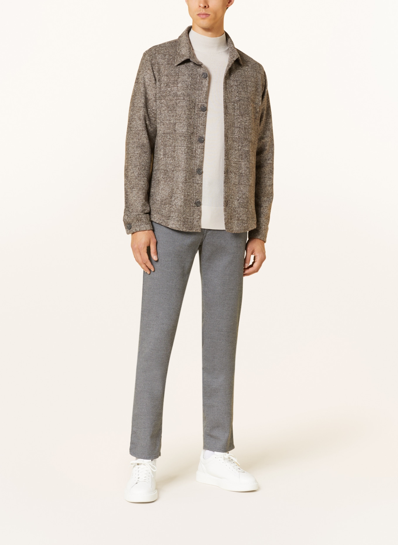 BRAX Trousers CADIZ straight fit, Color: 07 SILVER (Image 2)