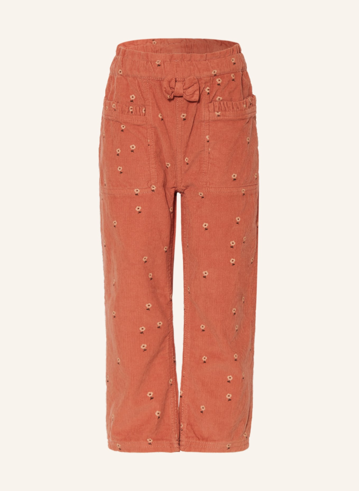 HUST and CLAIRE Spodnie sztruksowe TINNA, Kolor: CIEMNOPOMARAŃCZOWY/ ŁOSOSIOWY/ CZARNY (Obrazek 1)