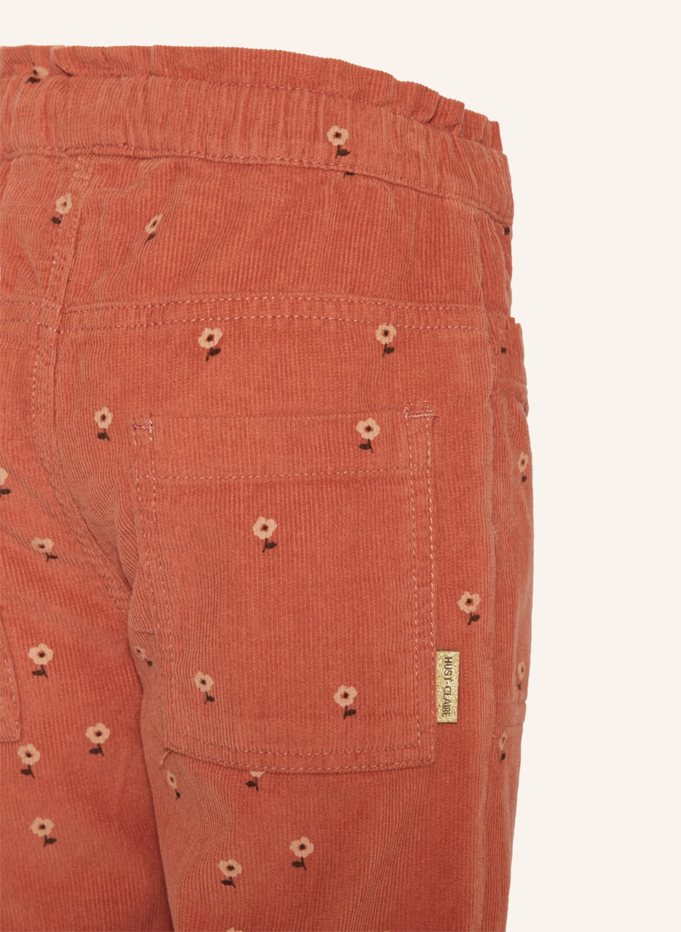 HUST and CLAIRE Spodnie sztruksowe TINNA, Kolor: CIEMNOPOMARAŃCZOWY/ ŁOSOSIOWY/ CZARNY (Obrazek 3)
