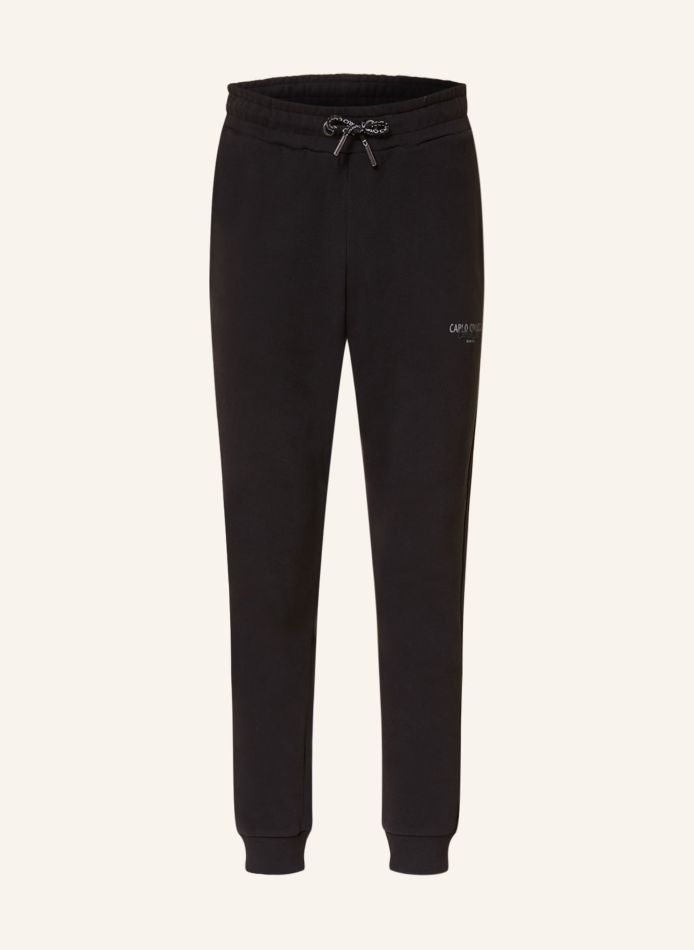 CARLO COLUCCI Sweatpants, Color: BLACK (Image 1)