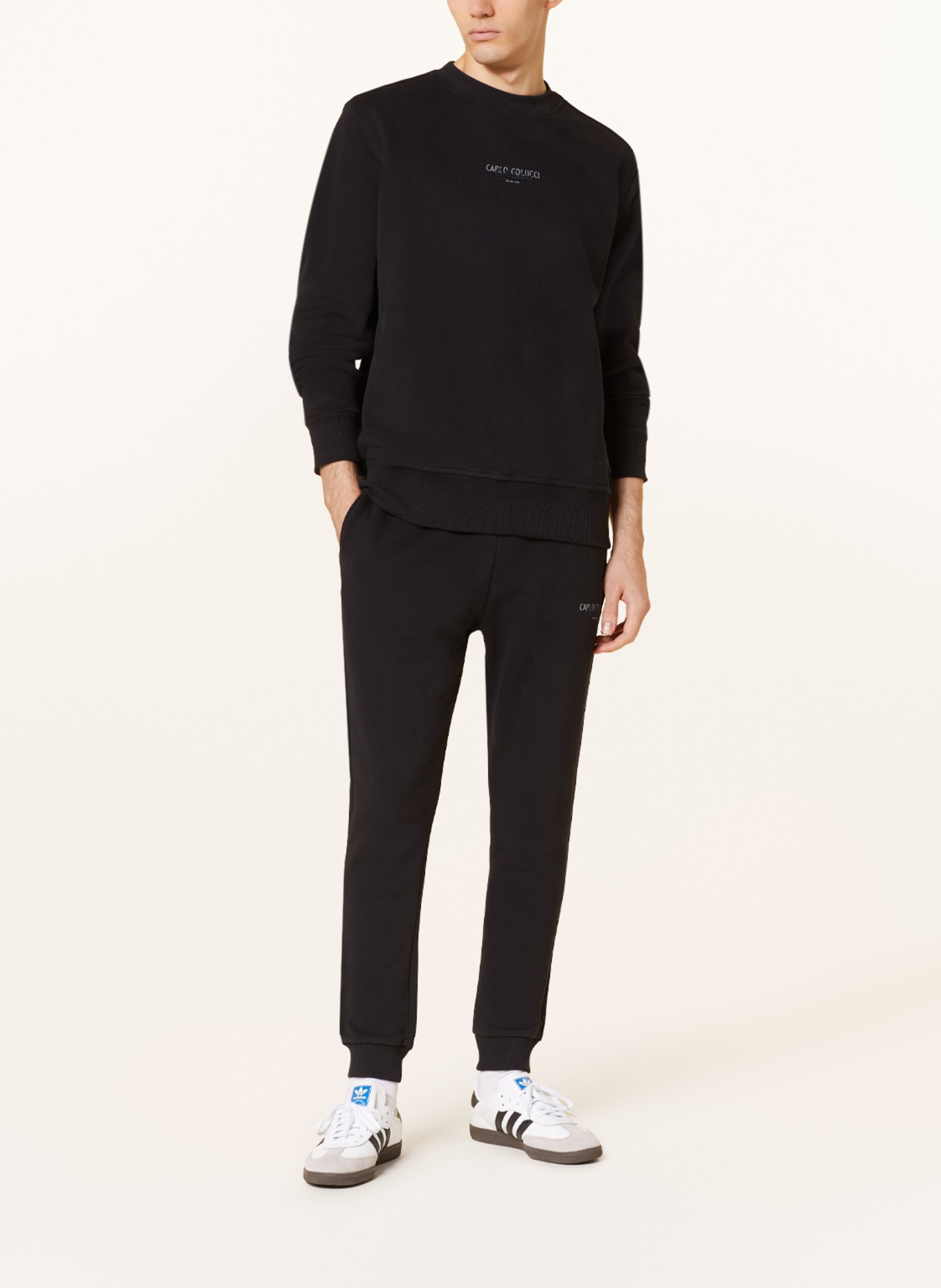 CARLO COLUCCI Sweatpants, Color: BLACK (Image 2)
