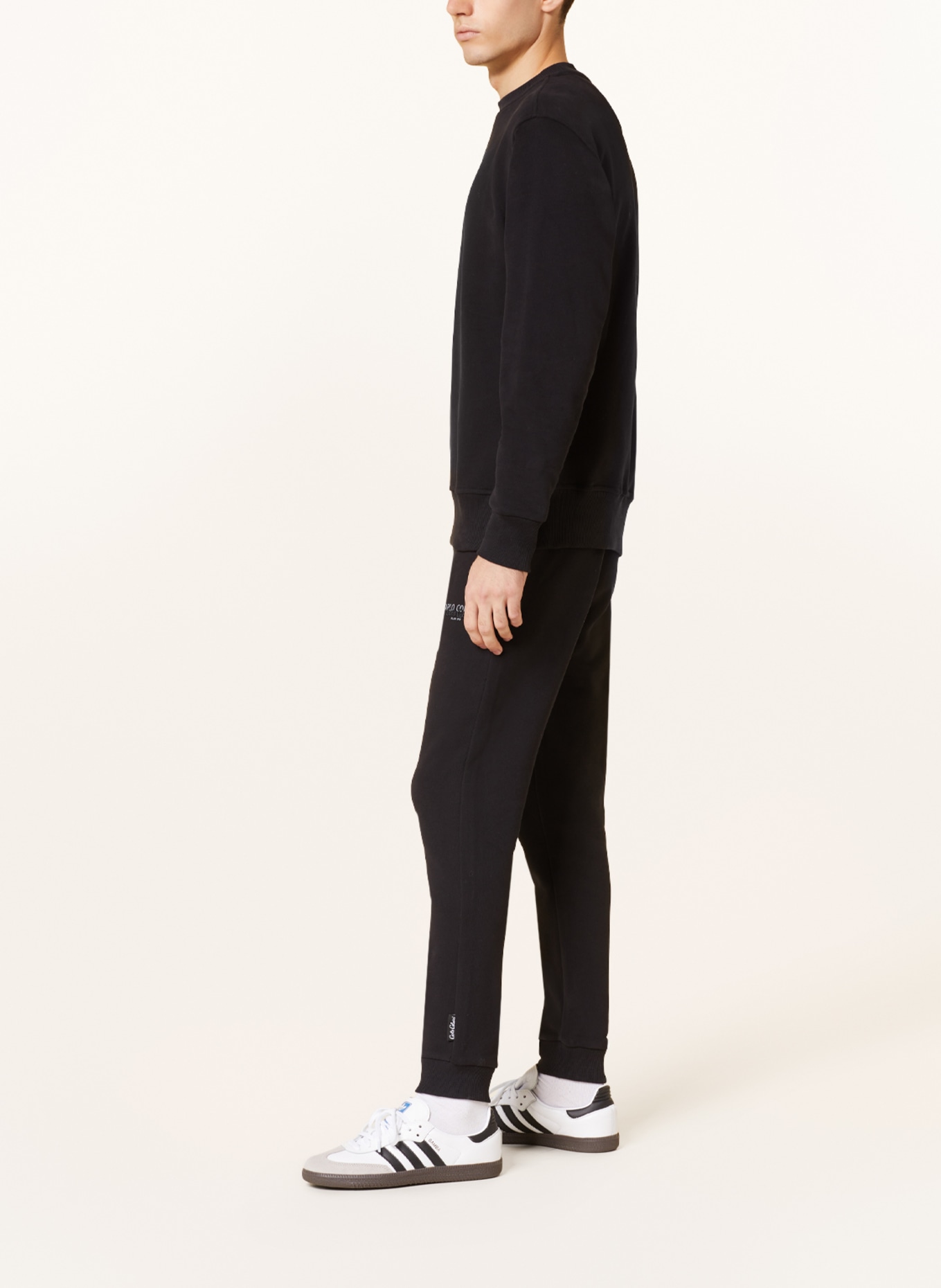 CARLO COLUCCI Sweatpants, Color: BLACK (Image 4)