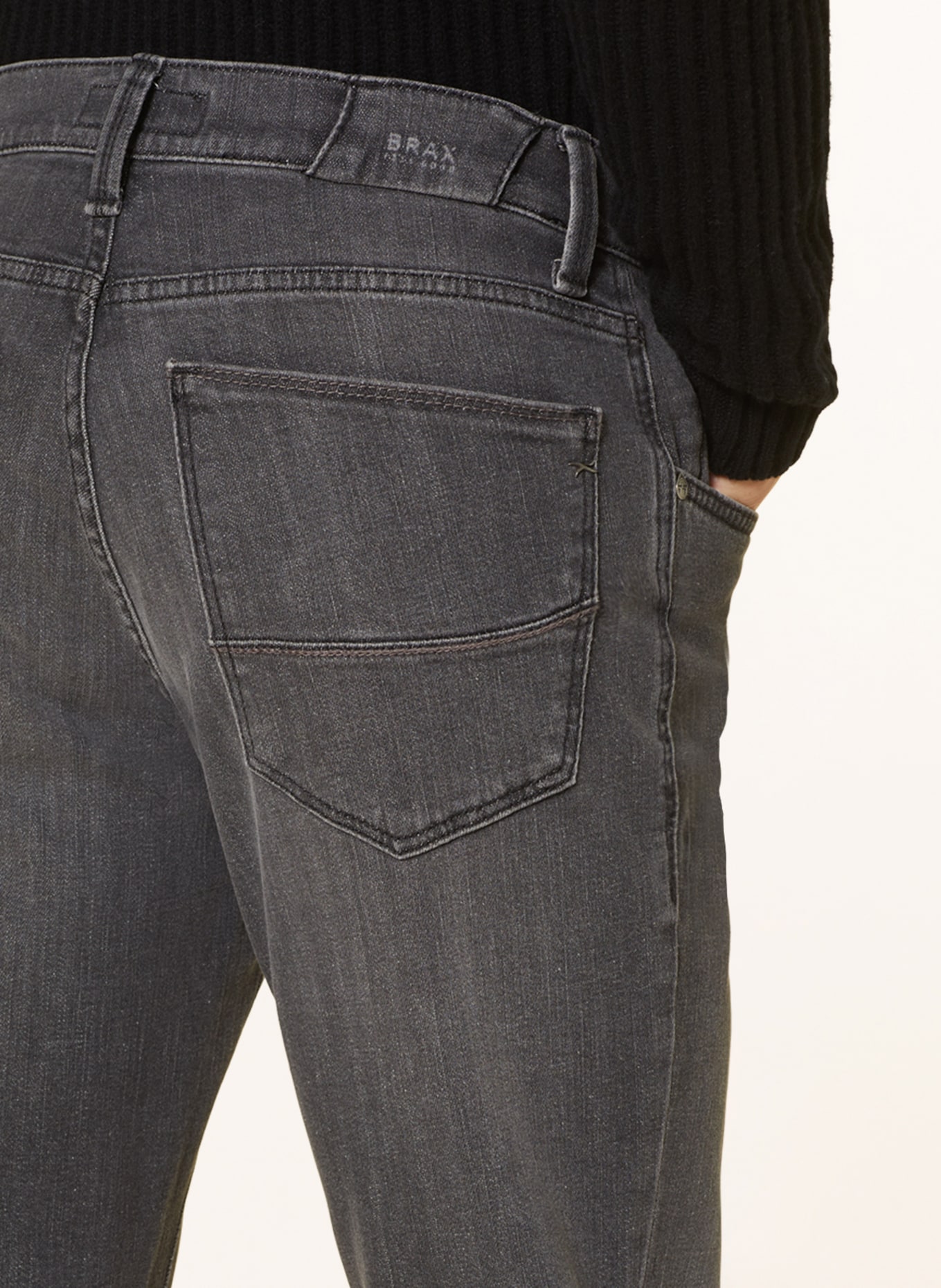 BRAX Jeans CADIZ straight fit, Color: 05 SLATE GREY USED (Image 6)