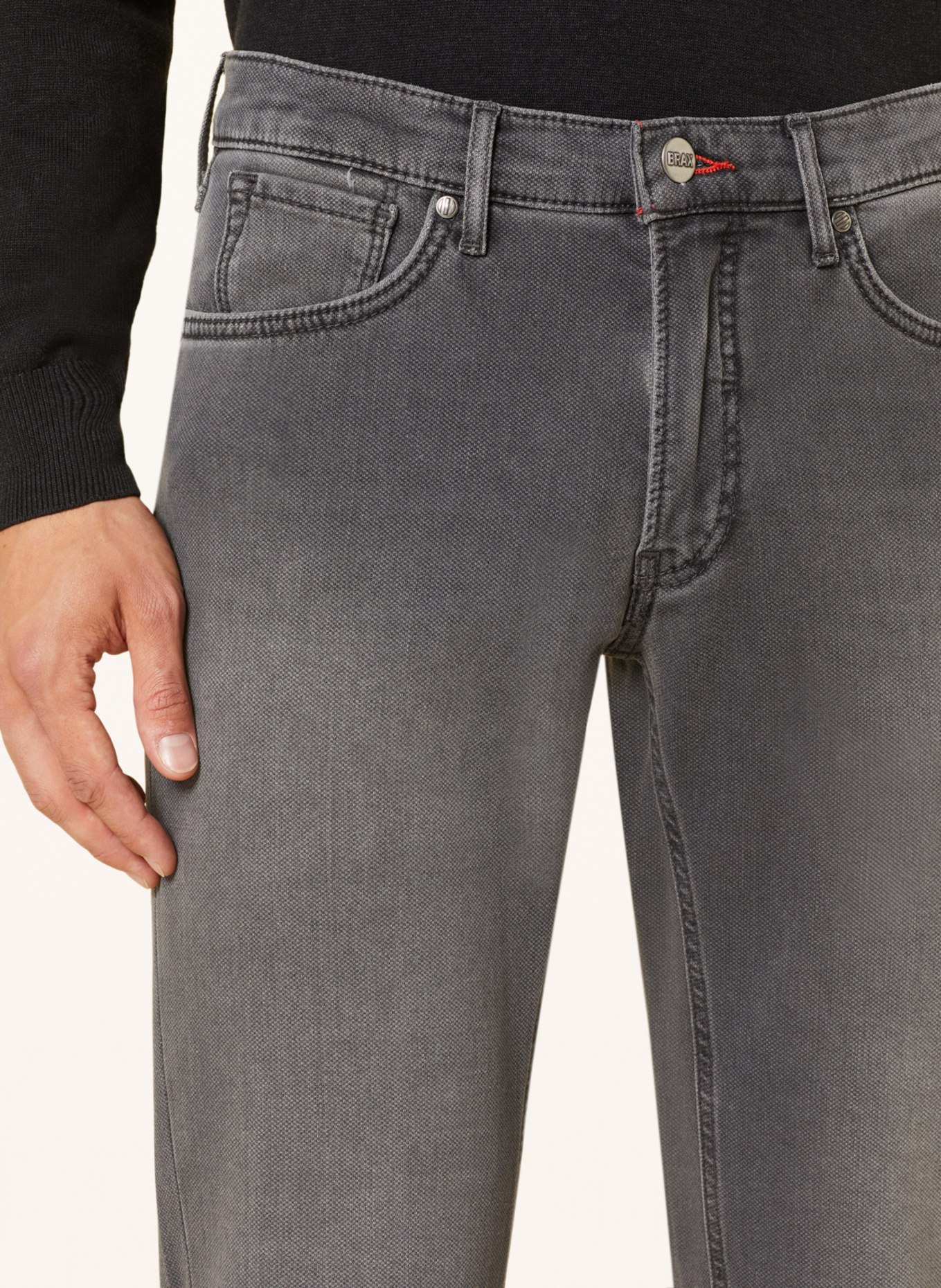 Modern grey Jeans 05 in CHUCK Fit BRAX used slate