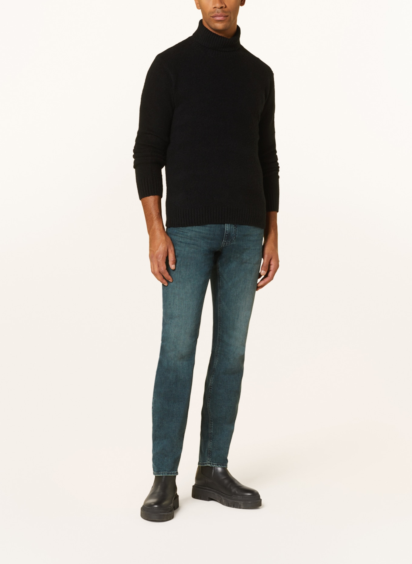 BRAX Jeans CHRIS slim fit, Color: 13 FOREST BLUE USED (Image 2)