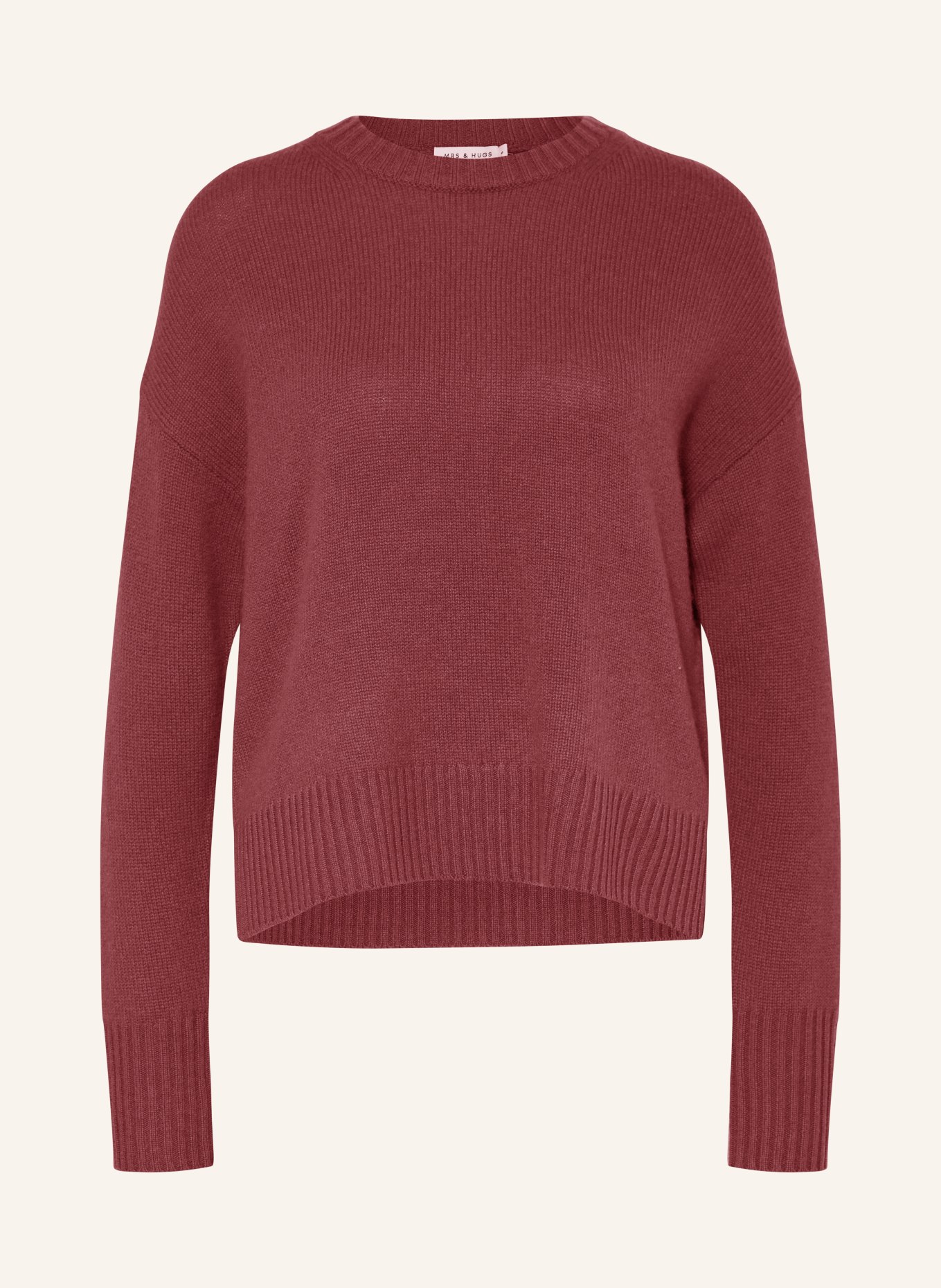 MRS & HUGS Cashmere-Pullover, Farbe: DUNKELROT (Bild 1)