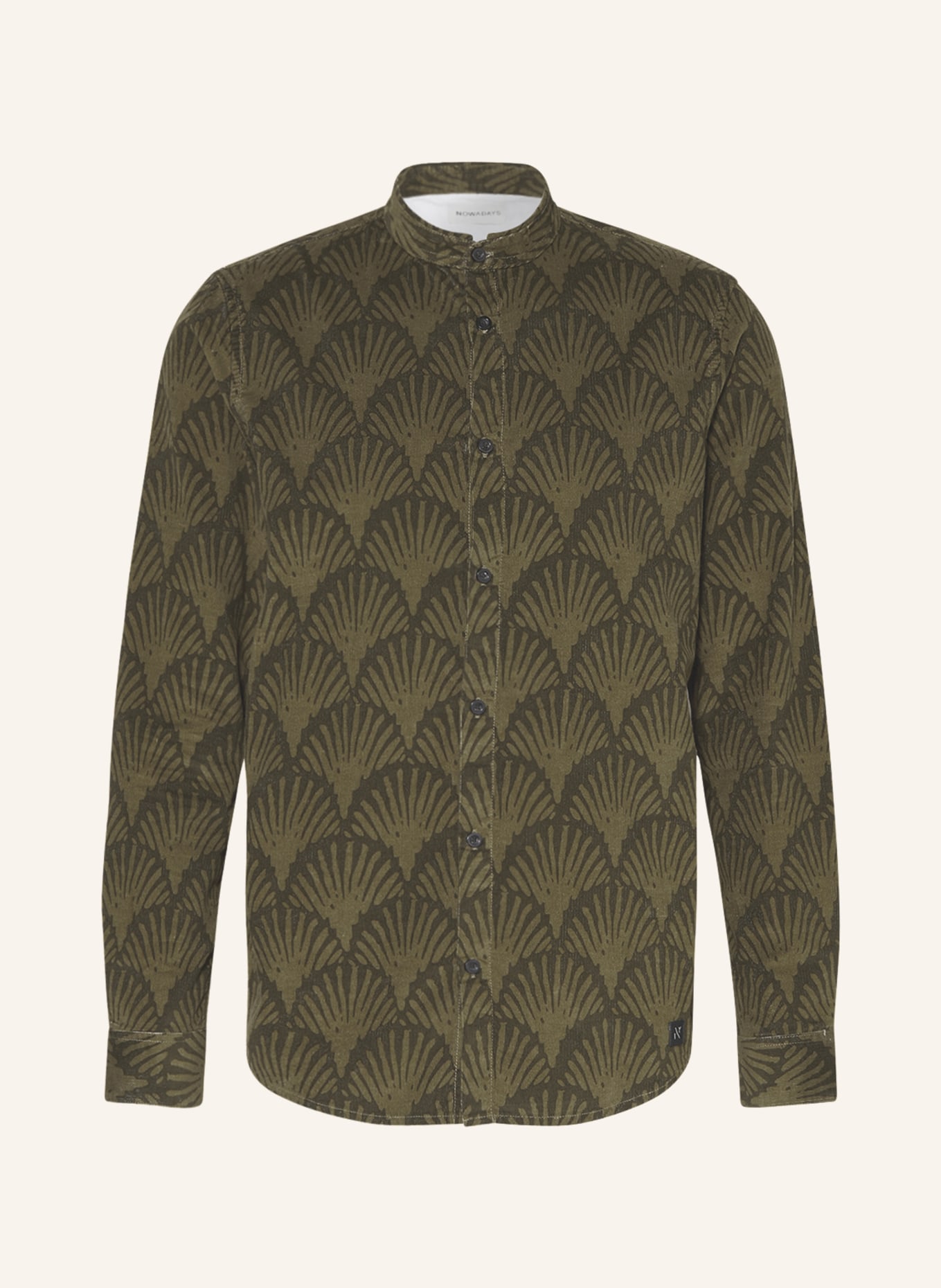 NOWADAYS Cordhemd Slim Fit: OLIV