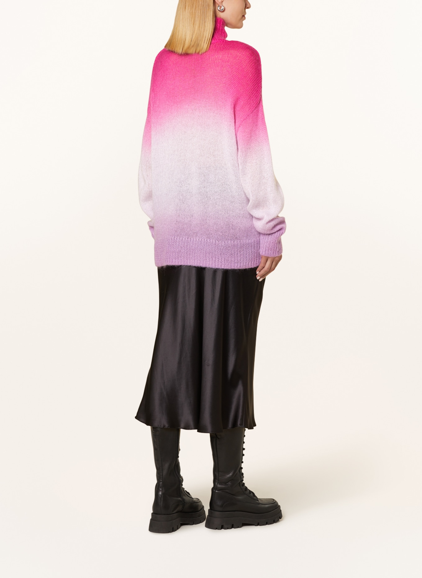 SAMSØE SAMSØE Sweater JULIETTE with mohair: NEW LOOK Pullover marrone chiaro grigio crema