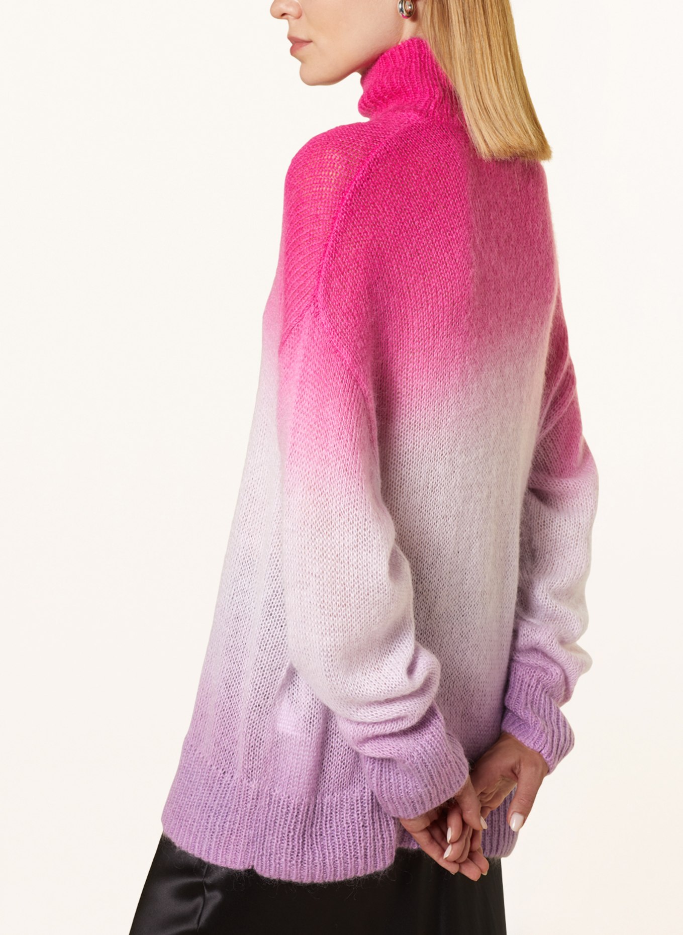 SAMSØE SAMSØE Sweater JULIETTE with mohair: NEW LOOK Pullover marrone chiaro grigio crema