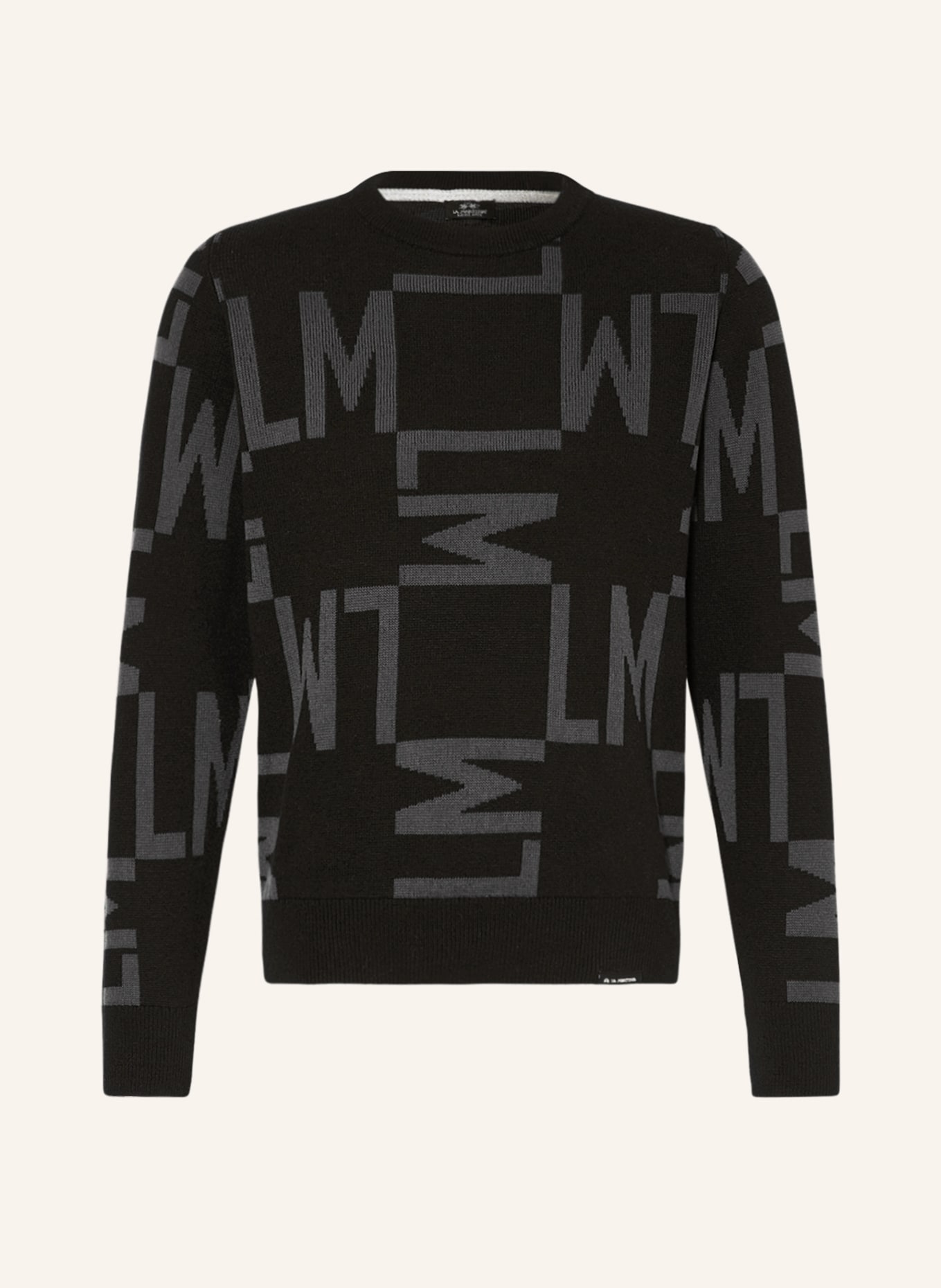 LA MARTINA Sweater, Color: BLACK/ GRAY (Image 1)