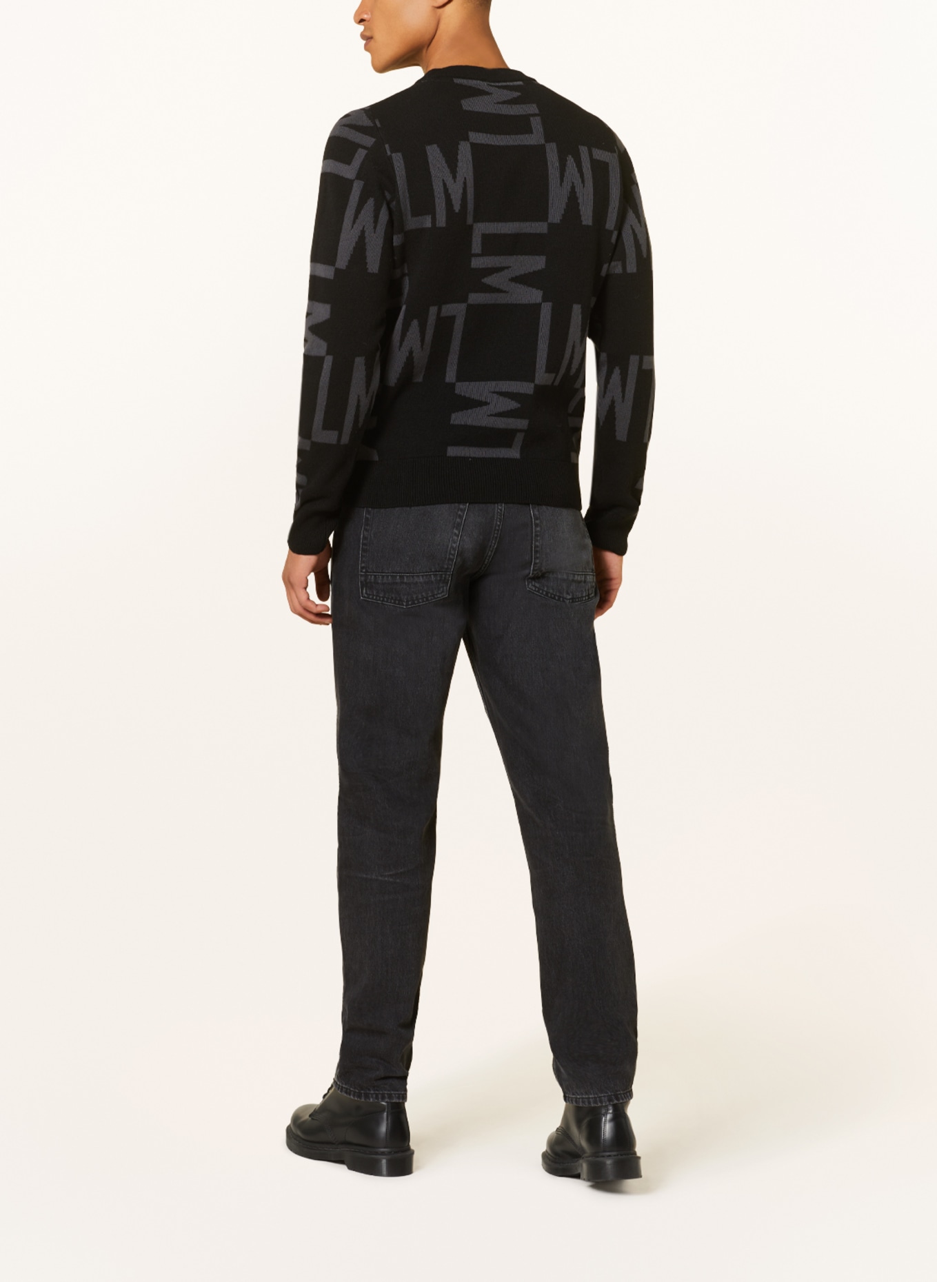 LA MARTINA Sweater, Color: BLACK/ GRAY (Image 3)