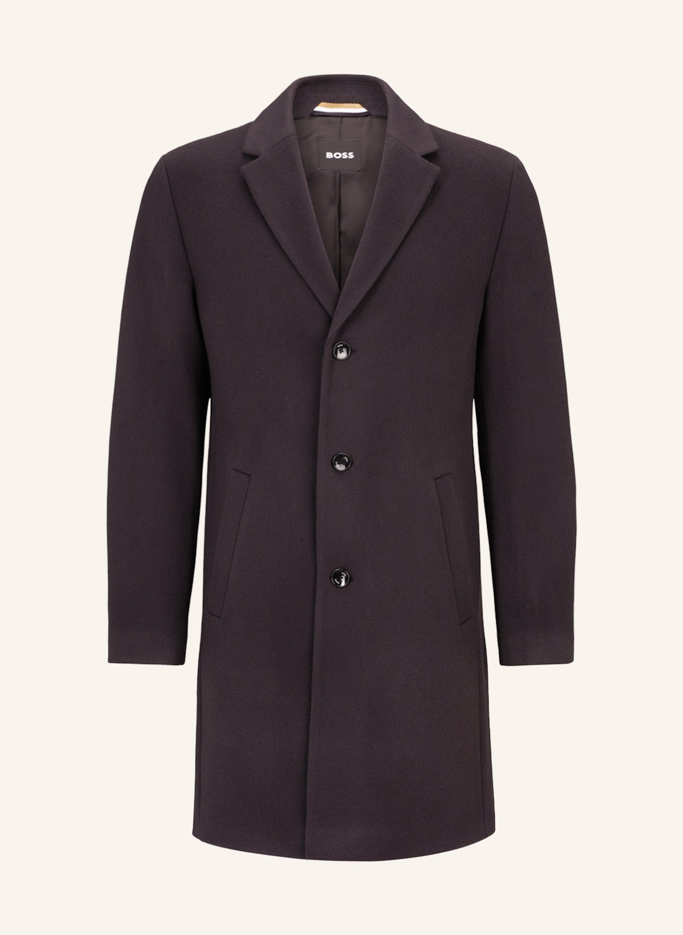 BOSS Wool coat HYDE, Color: DARK BLUE (Image 1)