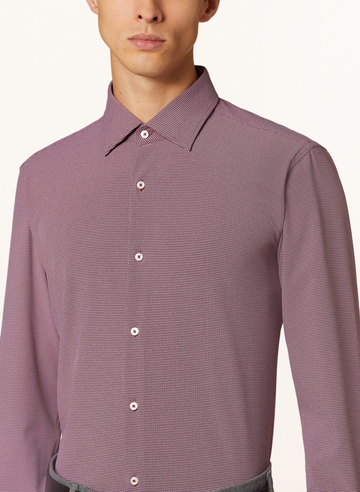 BOSS Hemd P-JOE Regular Fit, Farbe: DUNKELROT (Bild 4)