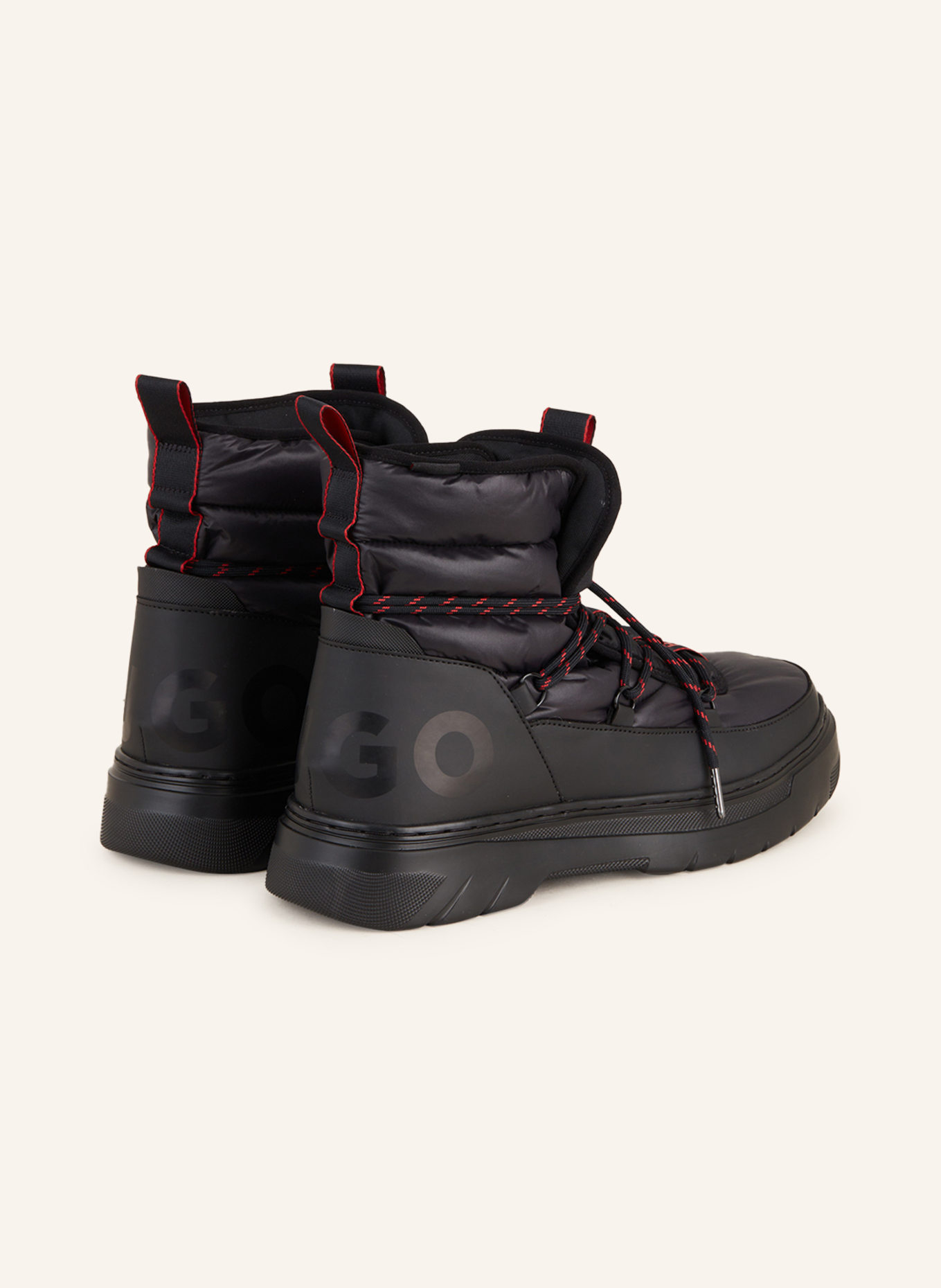 HUGO Lace-up boots URIAN, Color: BLACK (Image 2)