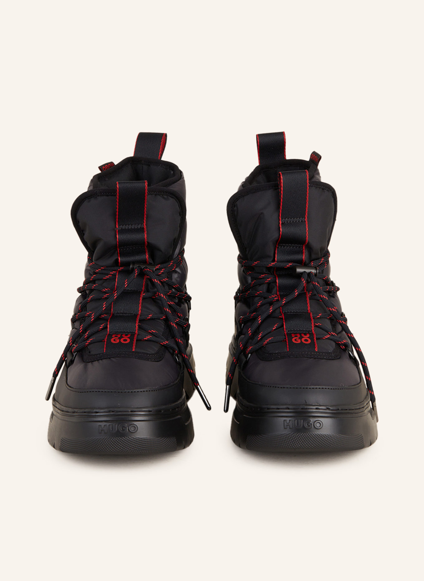 HUGO Lace-up boots URIAN, Color: BLACK (Image 3)