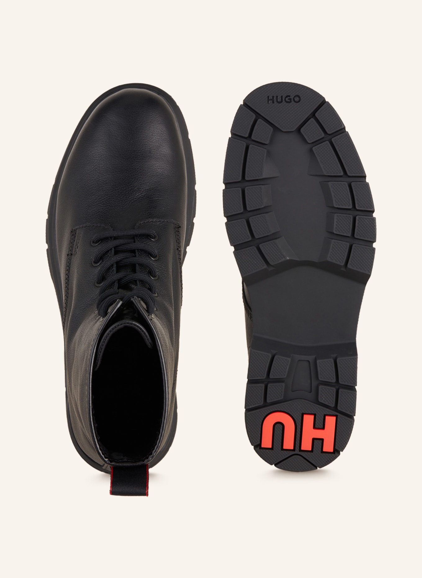 HUGO Lace-up boots RYAN, Color: BLACK (Image 5)